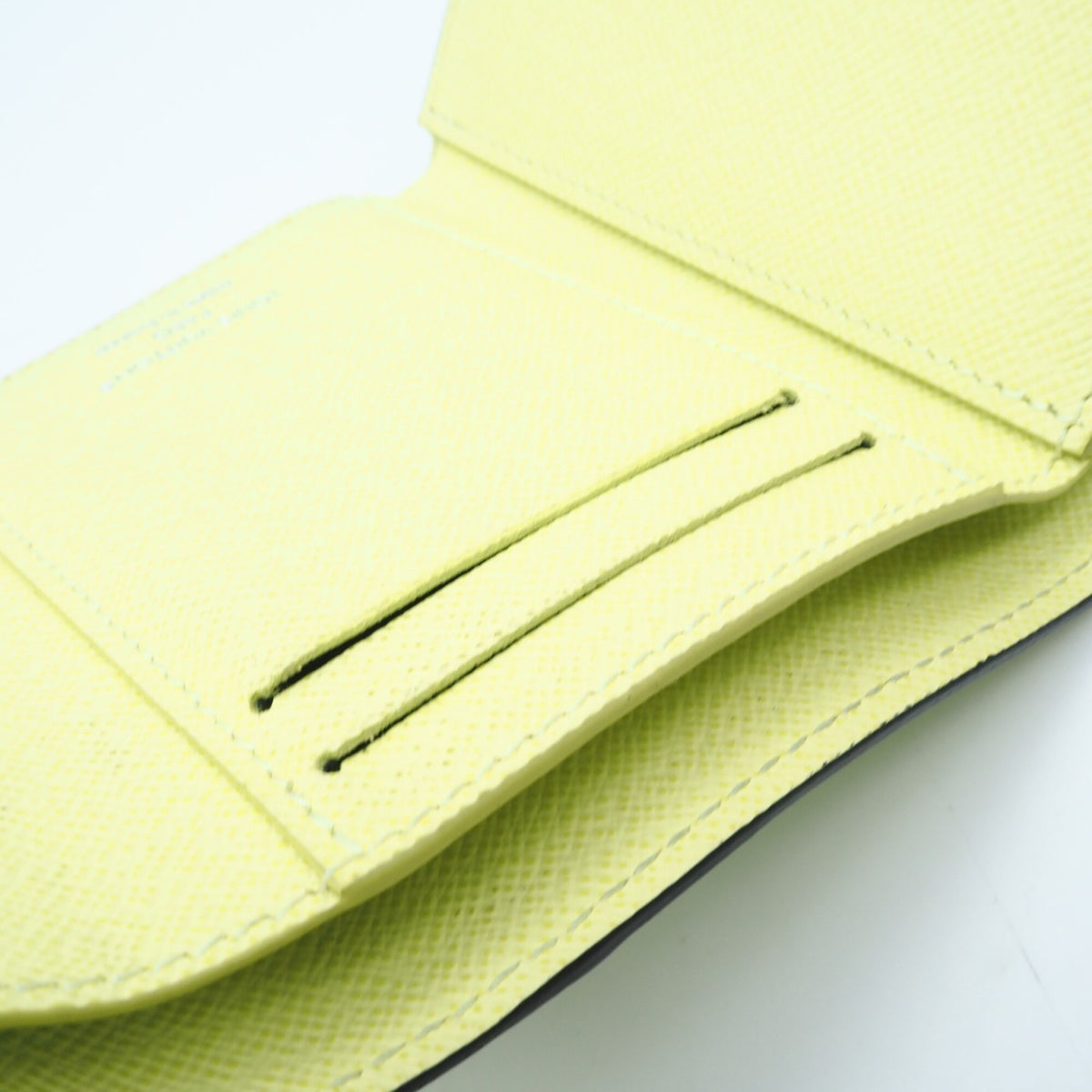 Louis Vuitton Taigarama Yellow Coated Canvas Wallet (Tri-Fold) (Pre-Owned)