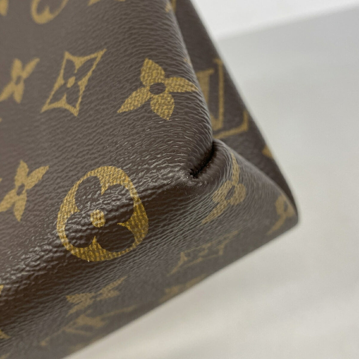 Louis Vuitton Brown Cream Handbag (Pre-Owned)