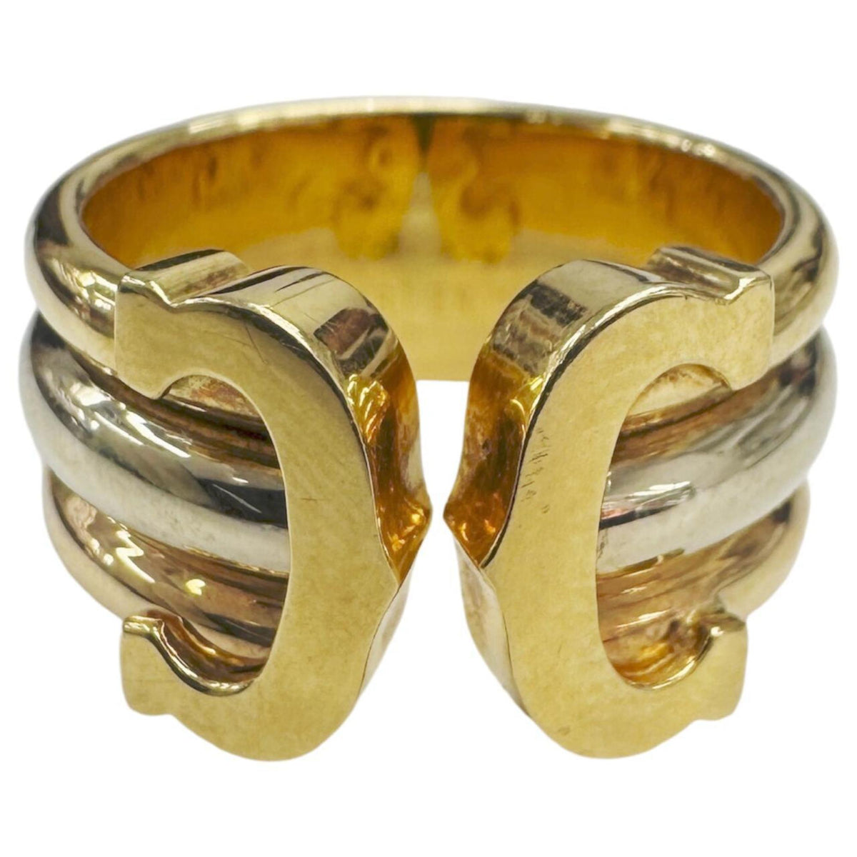 Cartier Pink Gold White Gold Yellow Gold Yellow Gold (18K) Pink Gold (18K) White Gold (18K) Band Ring (Pre-Owned)