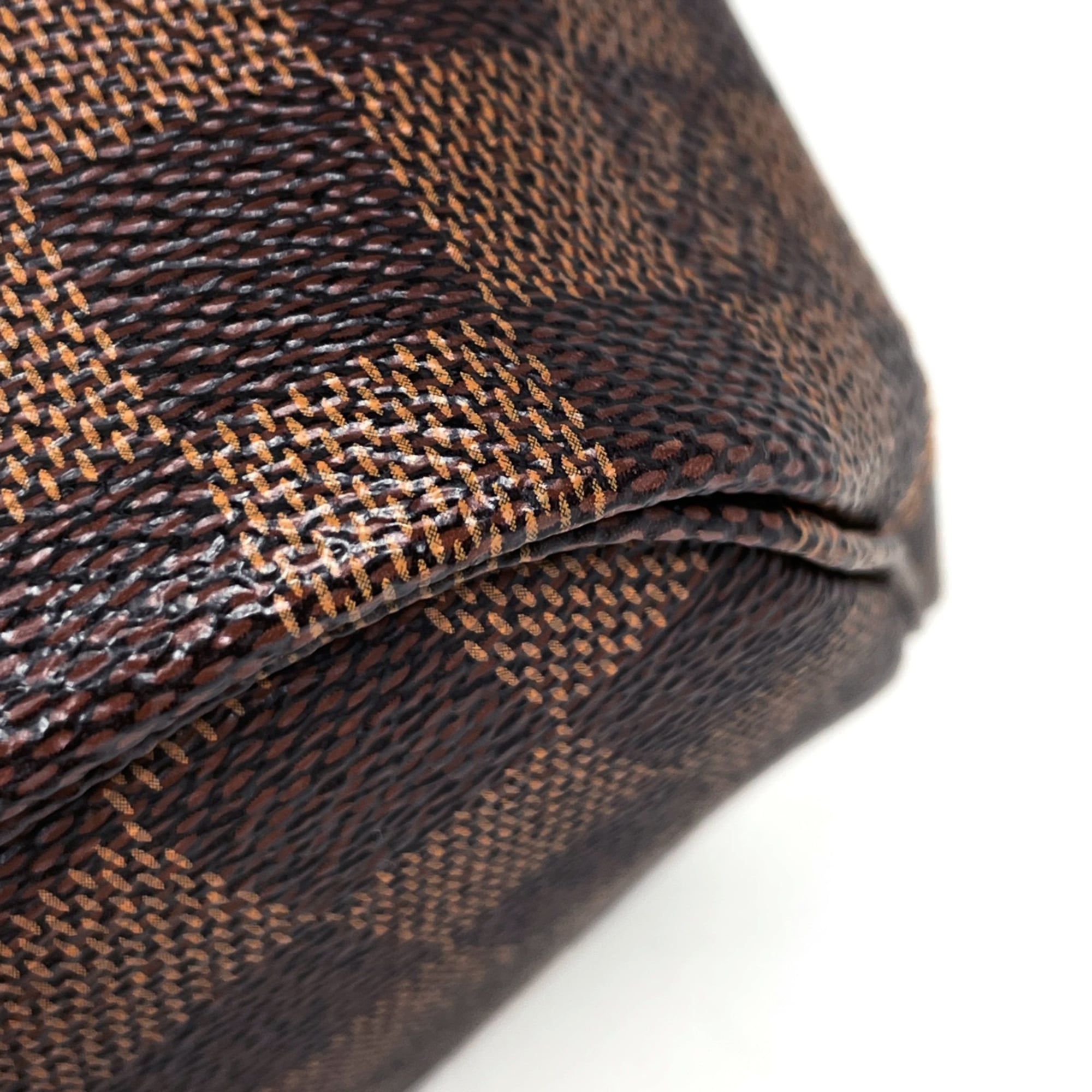 Louis Vuitton Brown Damier Canvas Handbag Pouch Tote Bag (Pre-Owned)