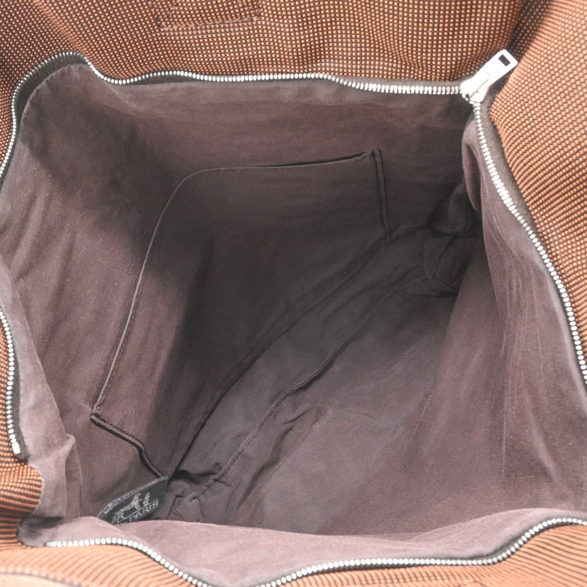 Hermes Brown Canvas Tote Bag (Pre-Owned)