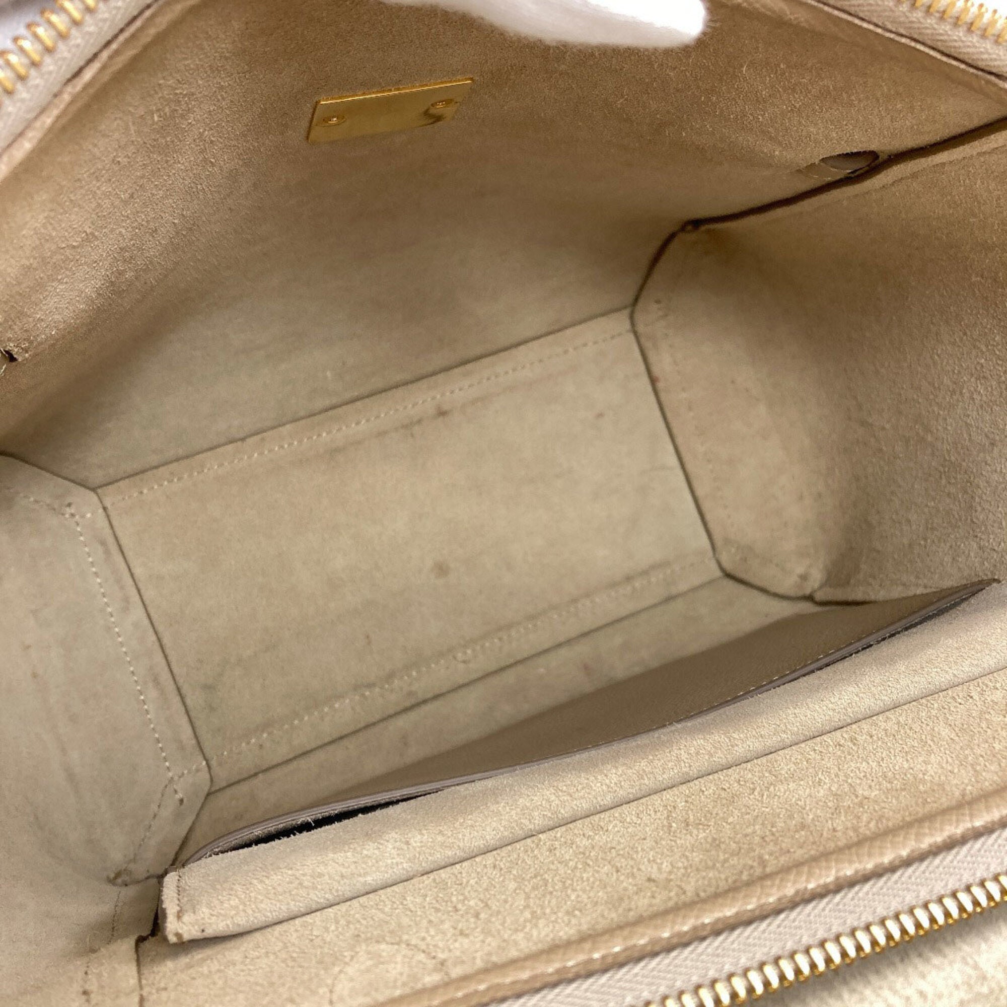 Celine Beige Leather Handbag (Pre-Owned)