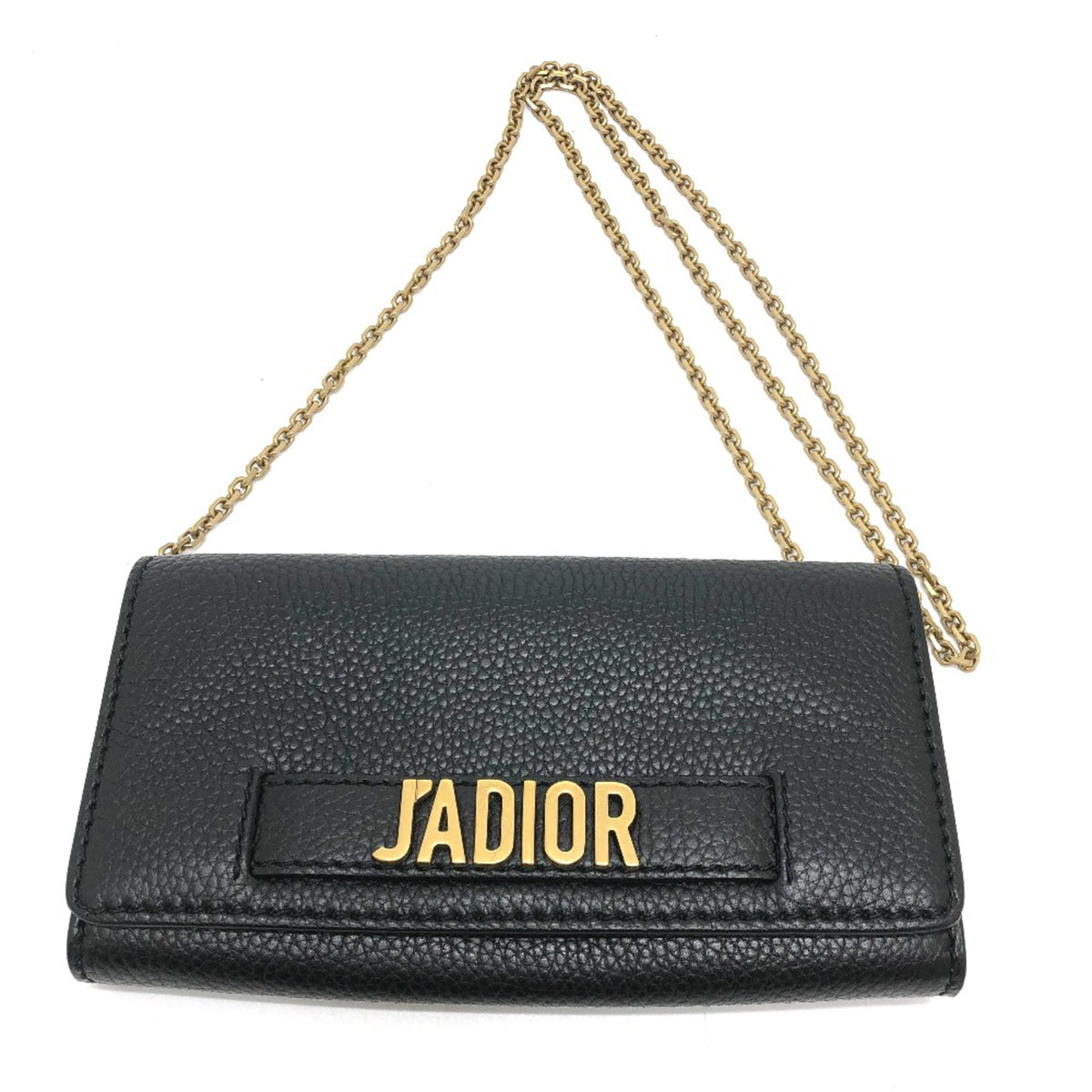 Christian Dior Black Leather Shoulder Bag (Pre-Owned)