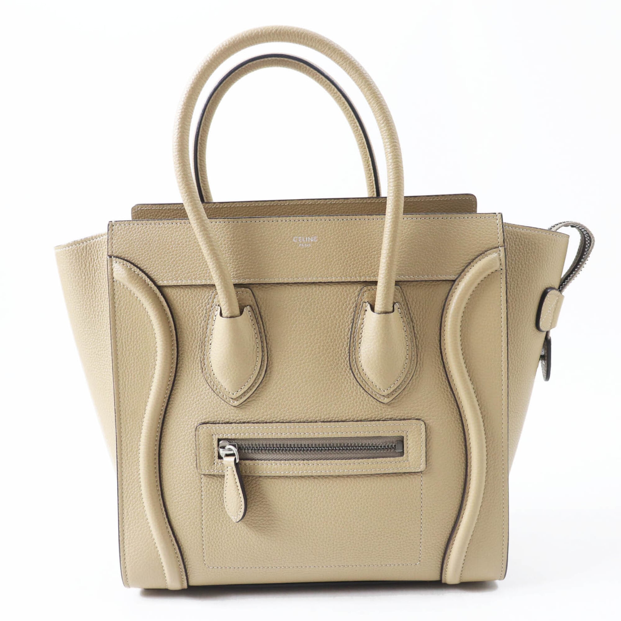 Celine Beige Leather Handbag (Pre-Owned)