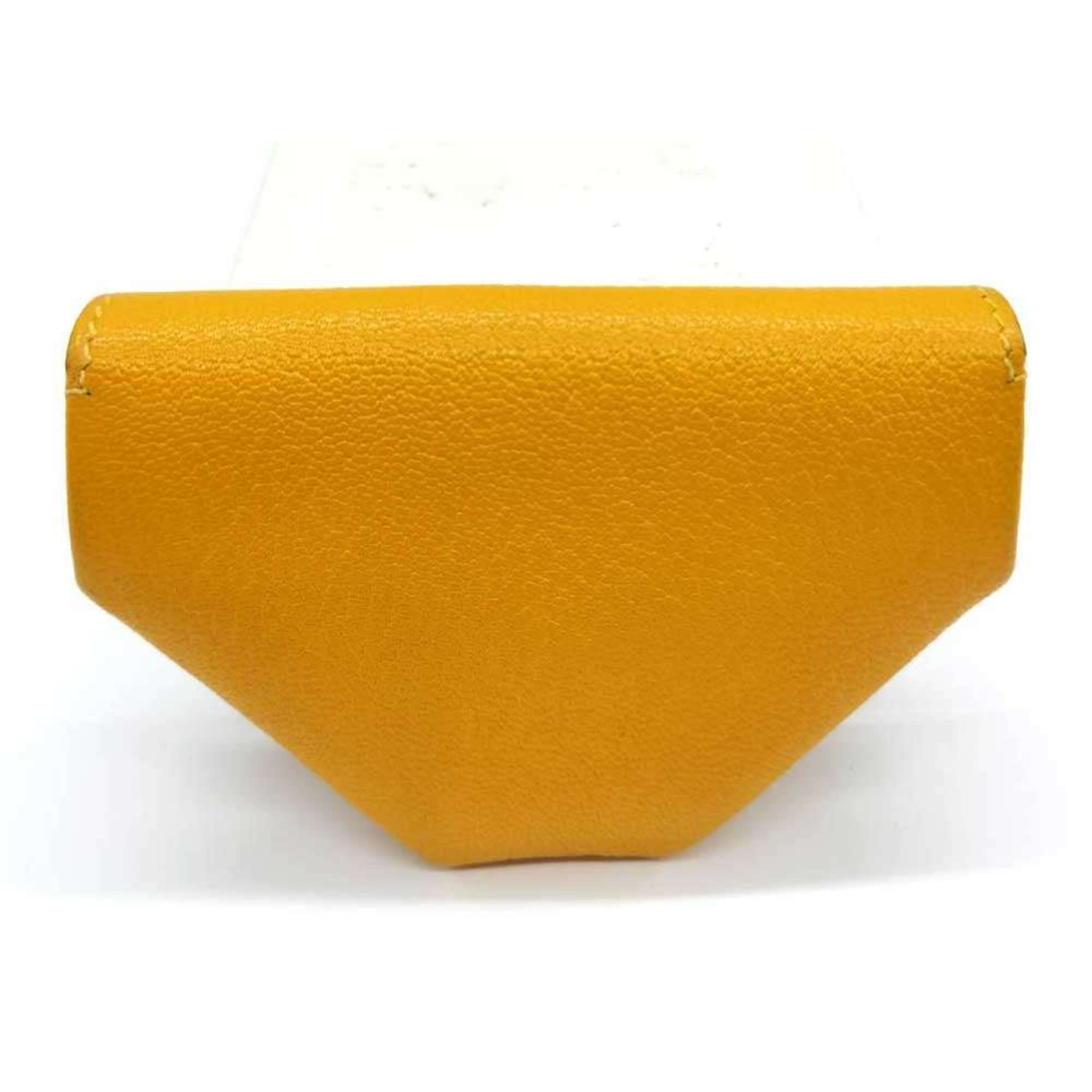 Hermes Chevre Leather Coin Purse/Coin Case (Pre-Owned)
