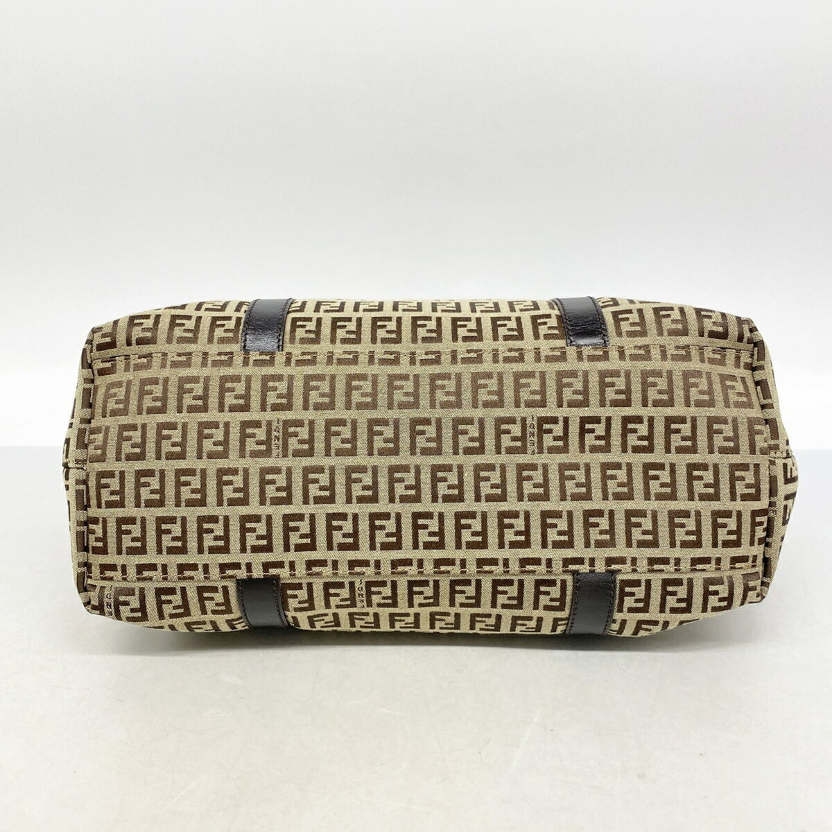 Fendi Brown Nylon Canvas Tote Bag (Pre-Owned)