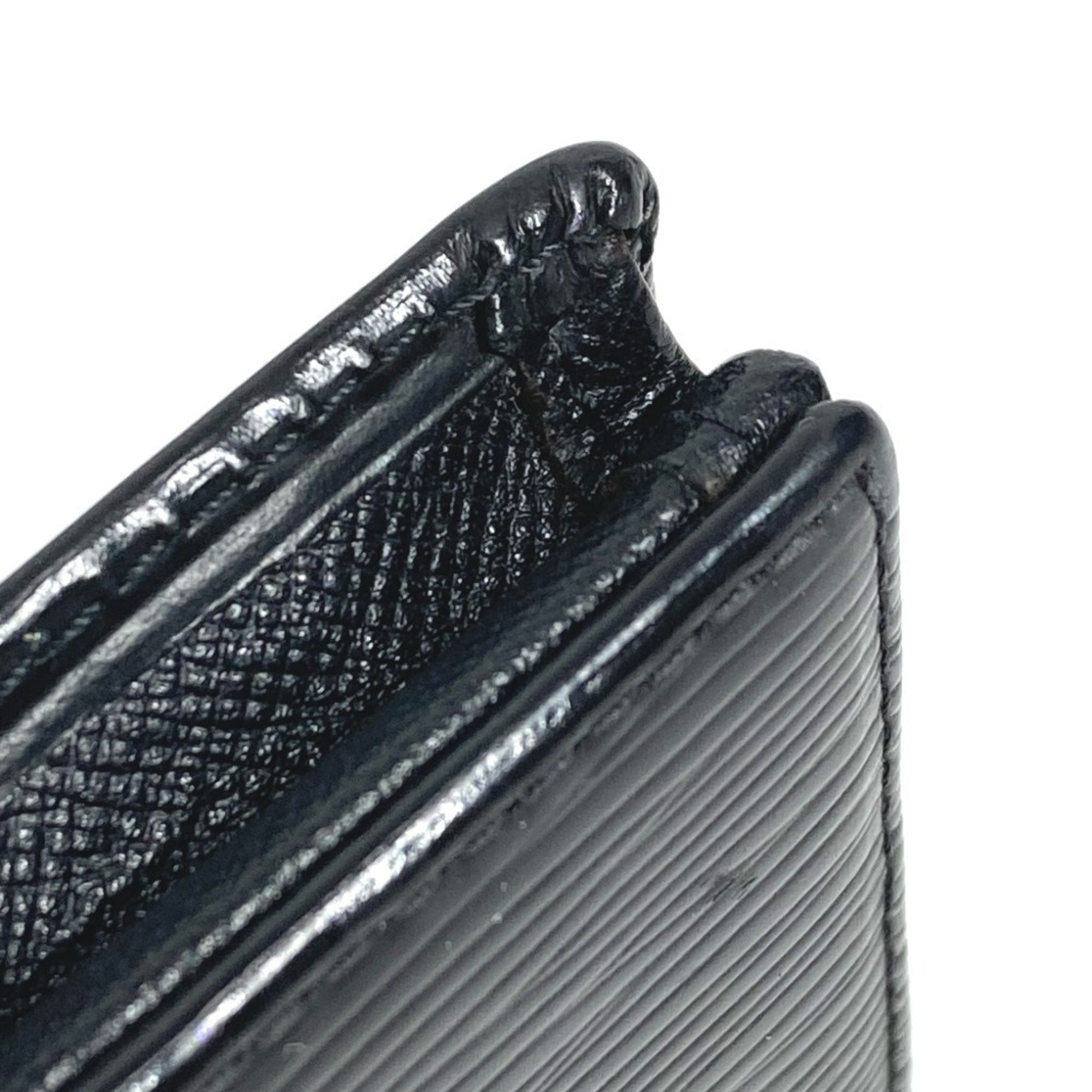Louis Vuitton Black Noir Epi Leather Coin Purse/Coin Case (Pre-Owned)