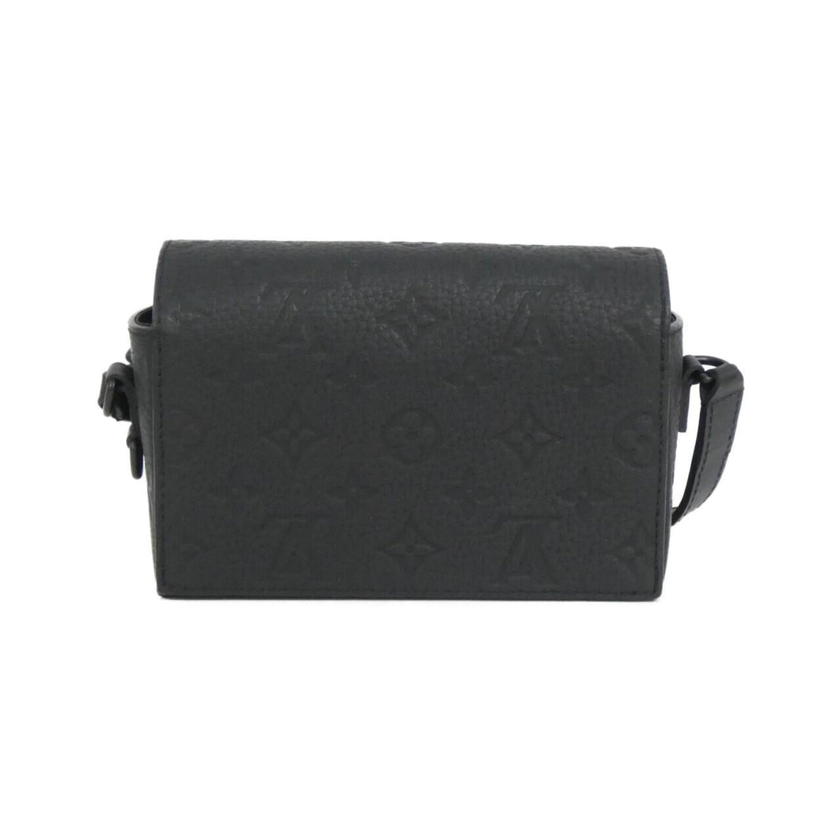 Louis Vuitton Black Leather Shoulder Bag (Pre-Owned)