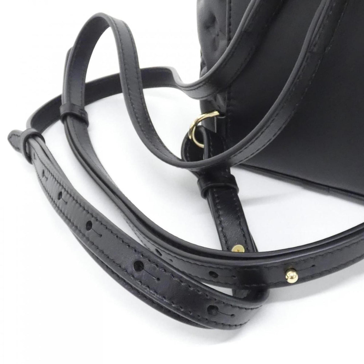 Louis Vuitton Black Leather Backpack (Pre-Owned)