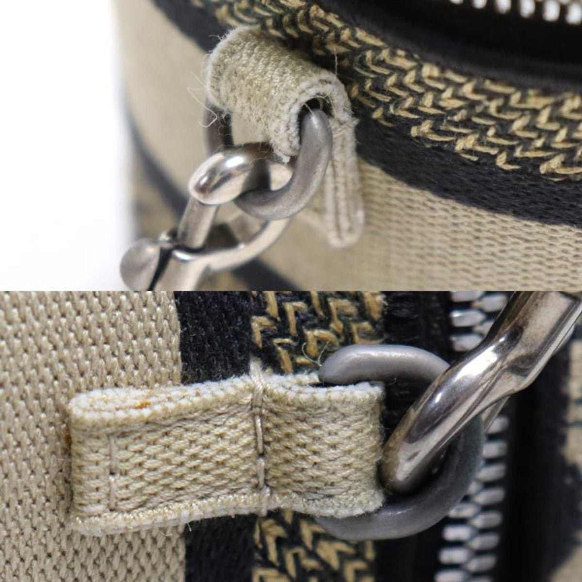 Christian Dior Canvas Shoulder Bag (Pre-Owned)