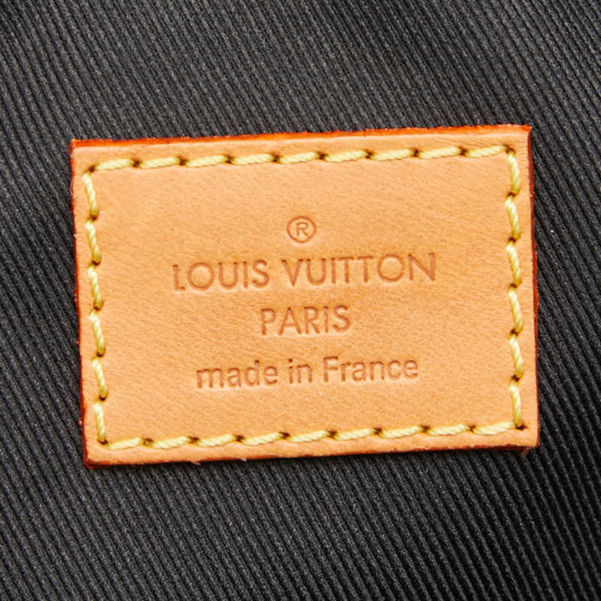 Louis Vuitton Black Brown Pvc Leather Shoulder Bag (Pre-Owned)