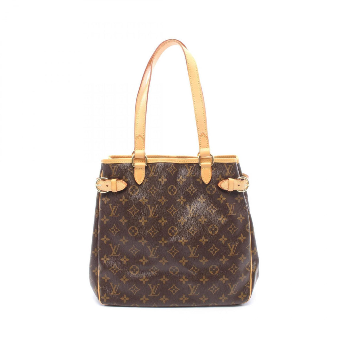 Louis Vuitton Brown Coated Canvas Pvc Monogram Leather Handbag Tote Bag (Pre-Owned)
