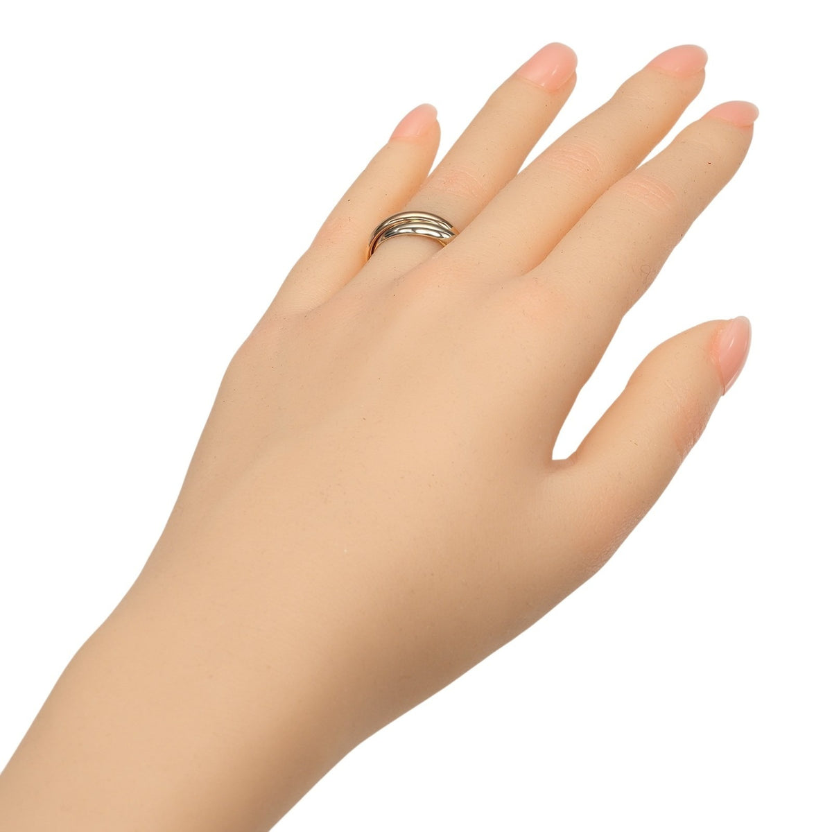 Cartier Trinity Yellow Gold (18K) Pink Gold (18K) White Gold (18K) Band Ring (Pre-Owned)