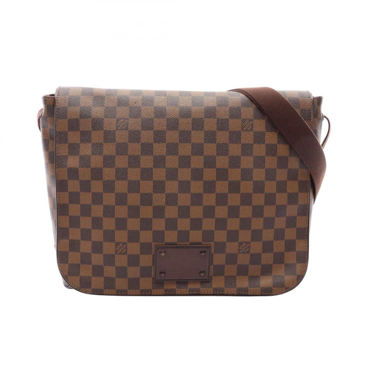 Louis Vuitton Brown Coated Canvas Leather Shoulder Bag (Pre-Owned)