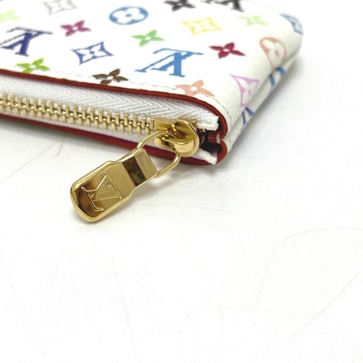 Louis Vuitton Blanc Monogram Multicolore Coin Purse/Coin Case (Pre-Owned)