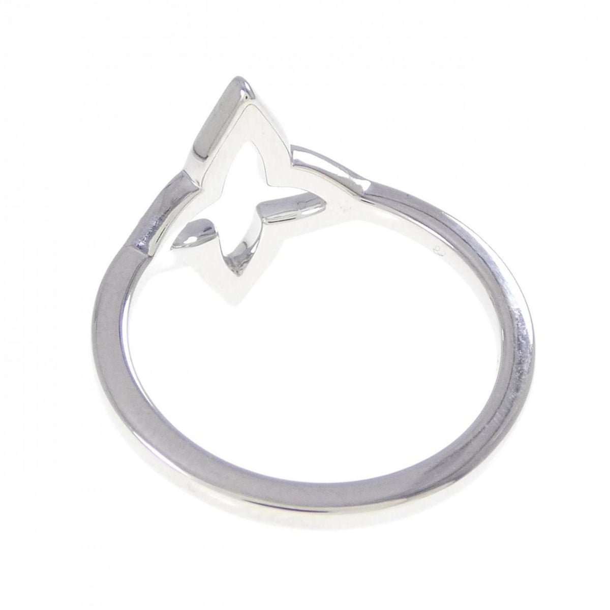 Louis Vuitton White Gold (18K) Band Ring (Pre-Owned)