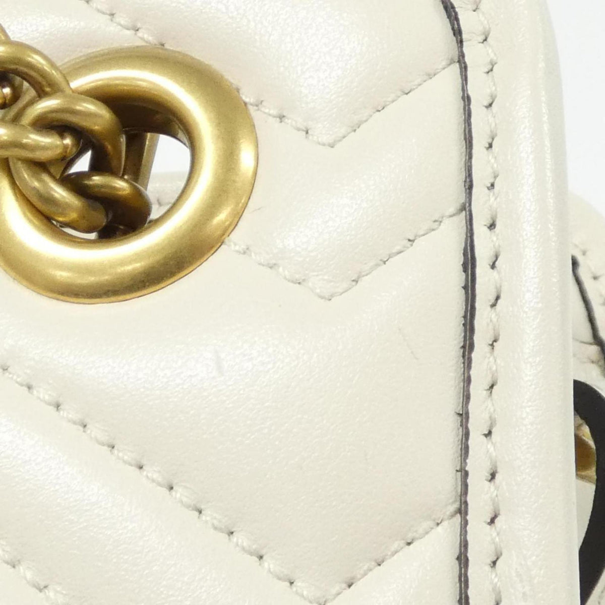 Gucci White Leather Handbag (Pre-Owned)