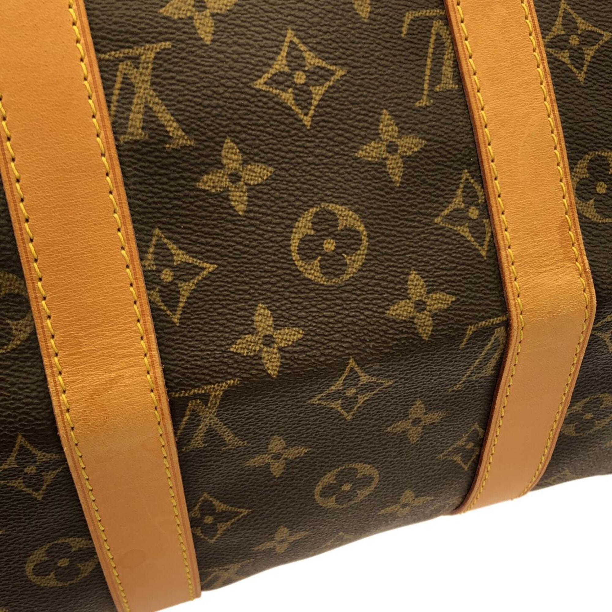 Louis Vuitton Monogram Marron Coated Canvas Boston Bag (Pre-Owned)