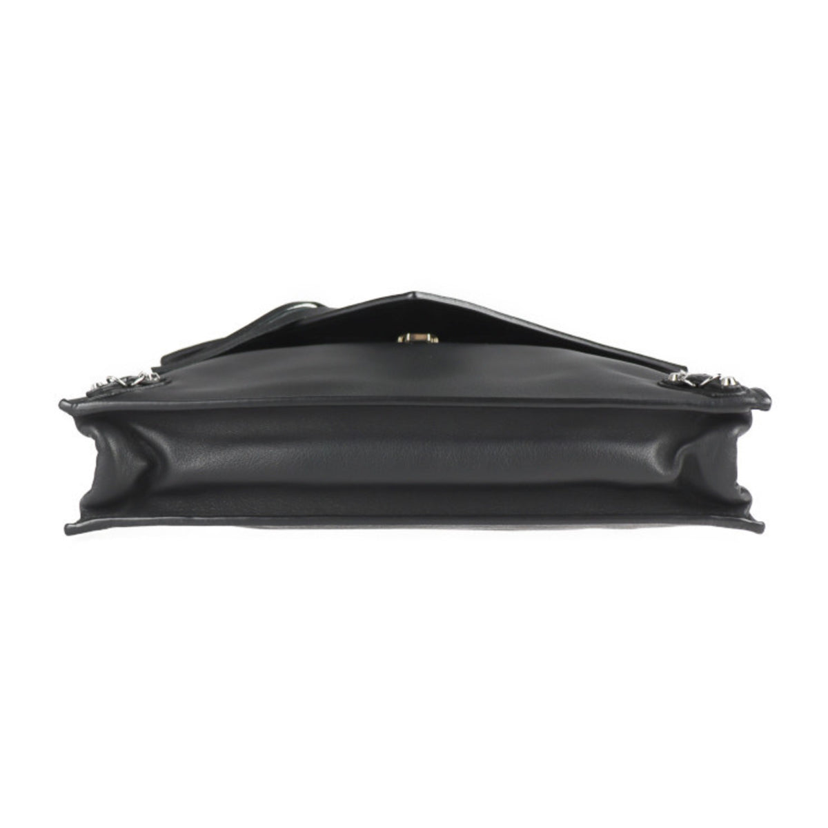 Balenciaga Paper Black Leather Clutch Bag (Pre-Owned)