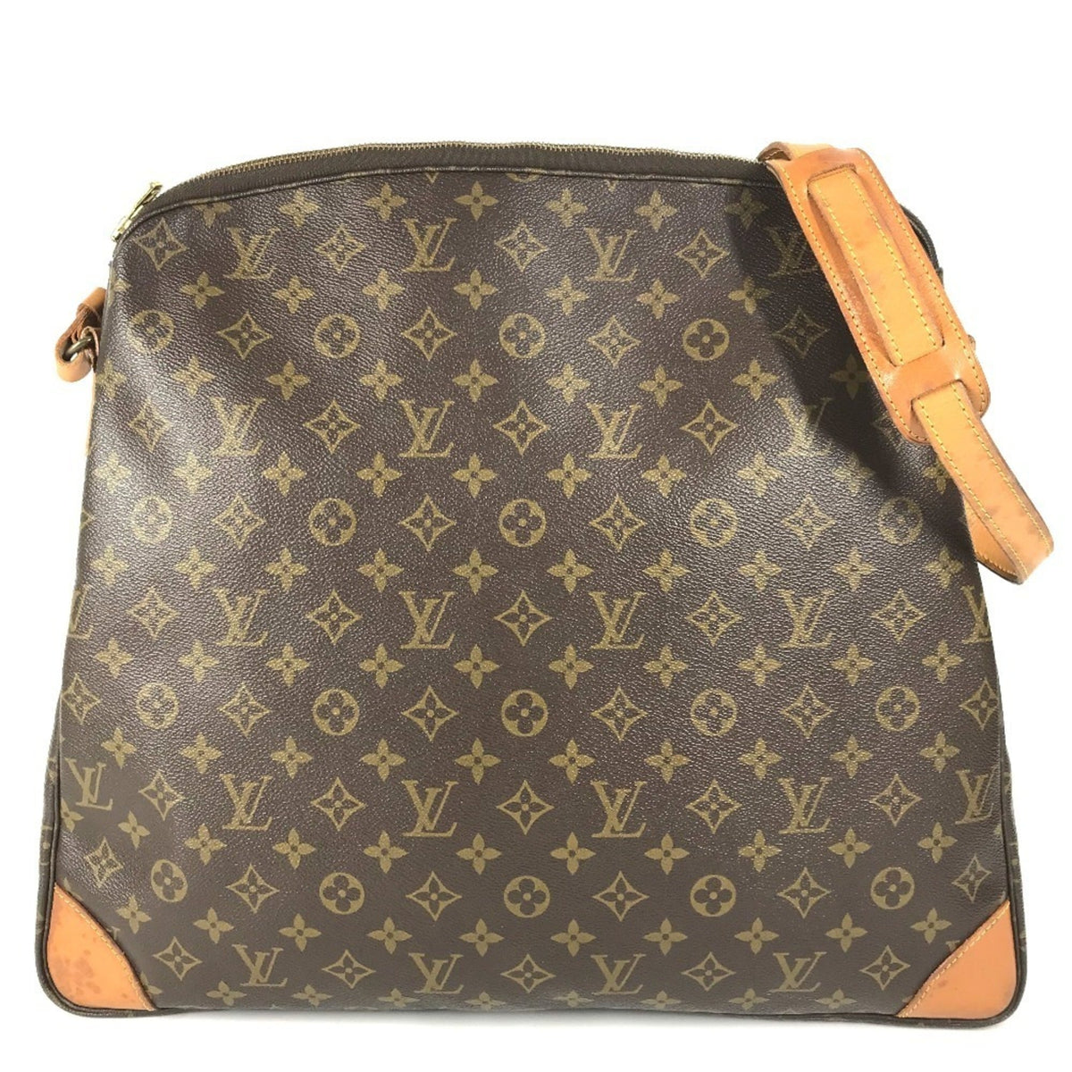 Louis Vuitton Brown Monogram Shoulder Bag Tote Bag (Pre-Owned)