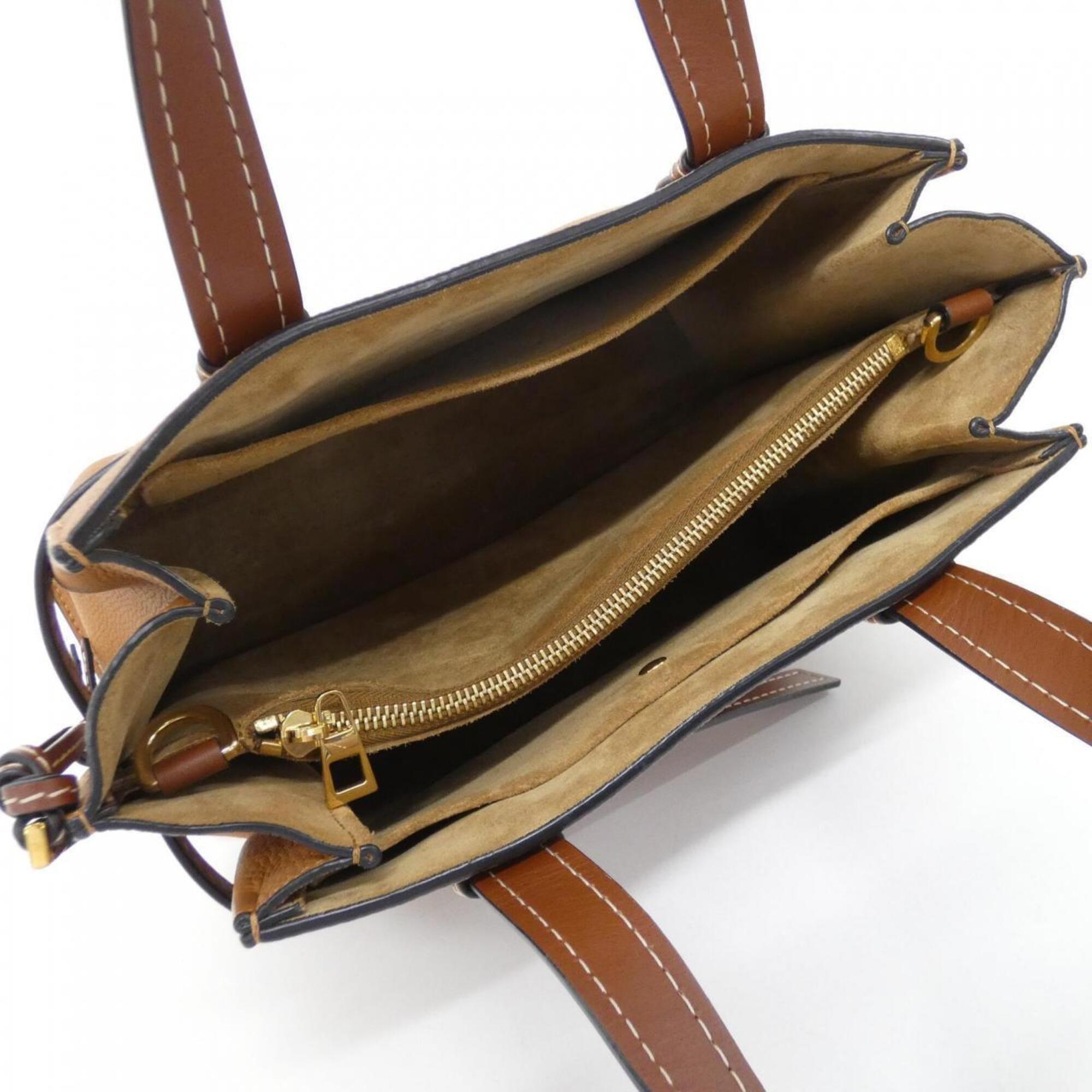 Loewe Brown Leather Handbag (Pre-Owned)