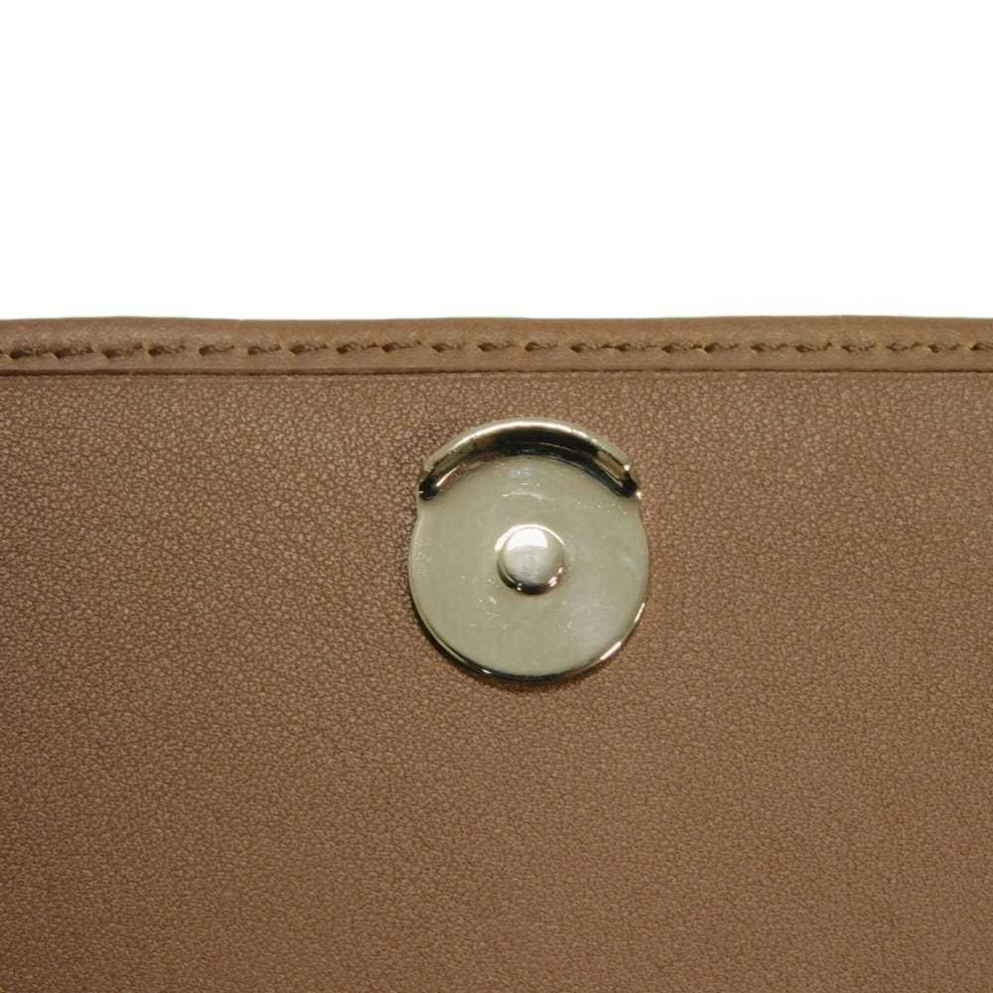 Gucci Beige Gg Supreme Leather Shoulder Bag (Pre-Owned)
