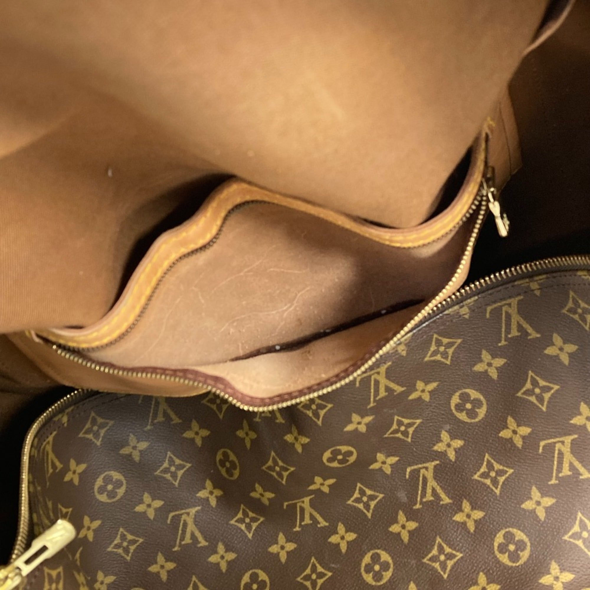 Louis Vuitton Brown Monogram Monogram Boston Bag Shoulder Bag (Pre-Owned)