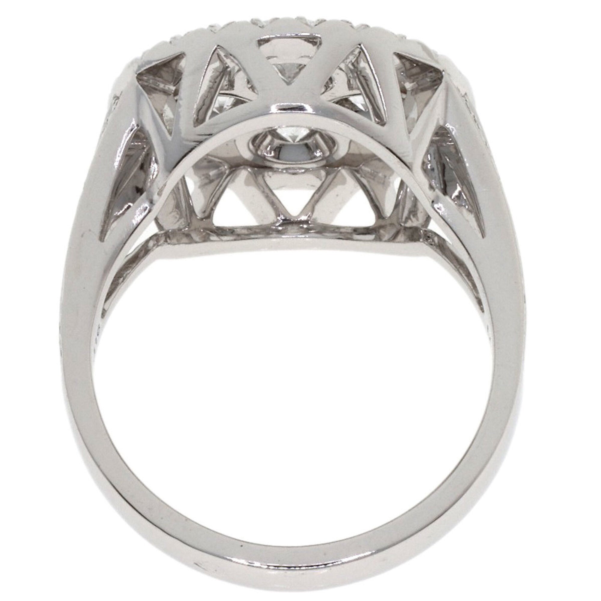 Louis Vuitton White Gold (18K) Band Ring (Pre-Owned)
