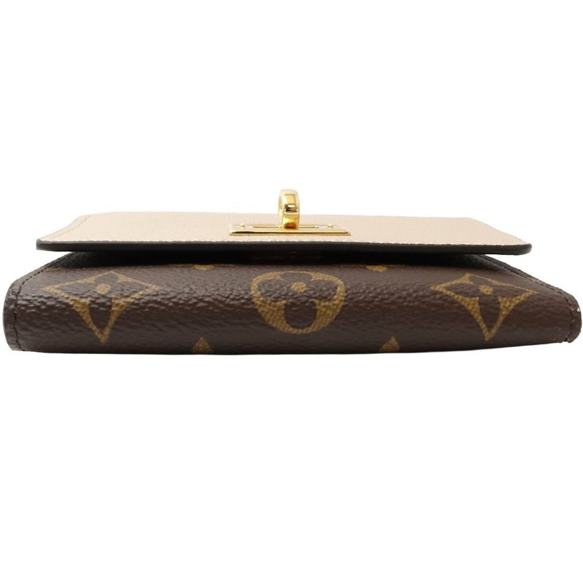 Louis Vuitton Brown Grayish Monogram Monogram Wallet (Tri-Fold) (Pre-Owned)
