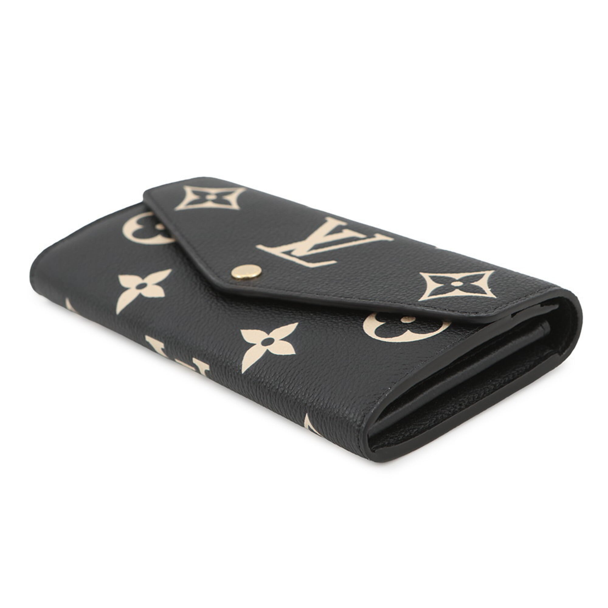 Louis Vuitton Beige Noir Monogram Empreinte Coin Purse/Coin Case (Pre-Owned)