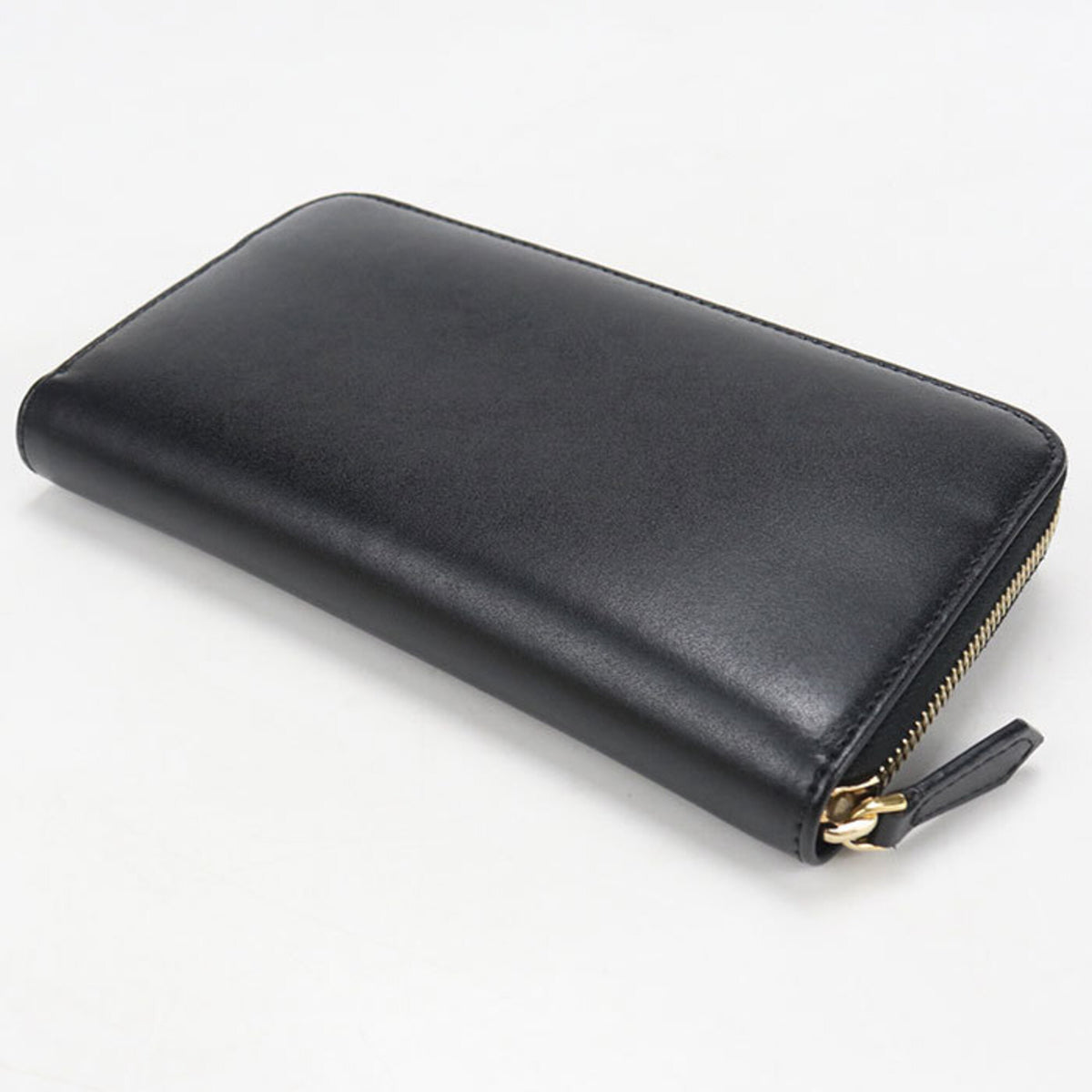 Fendi Black Leather Long Wallet (Bi-Fold) (Pre-Owned)