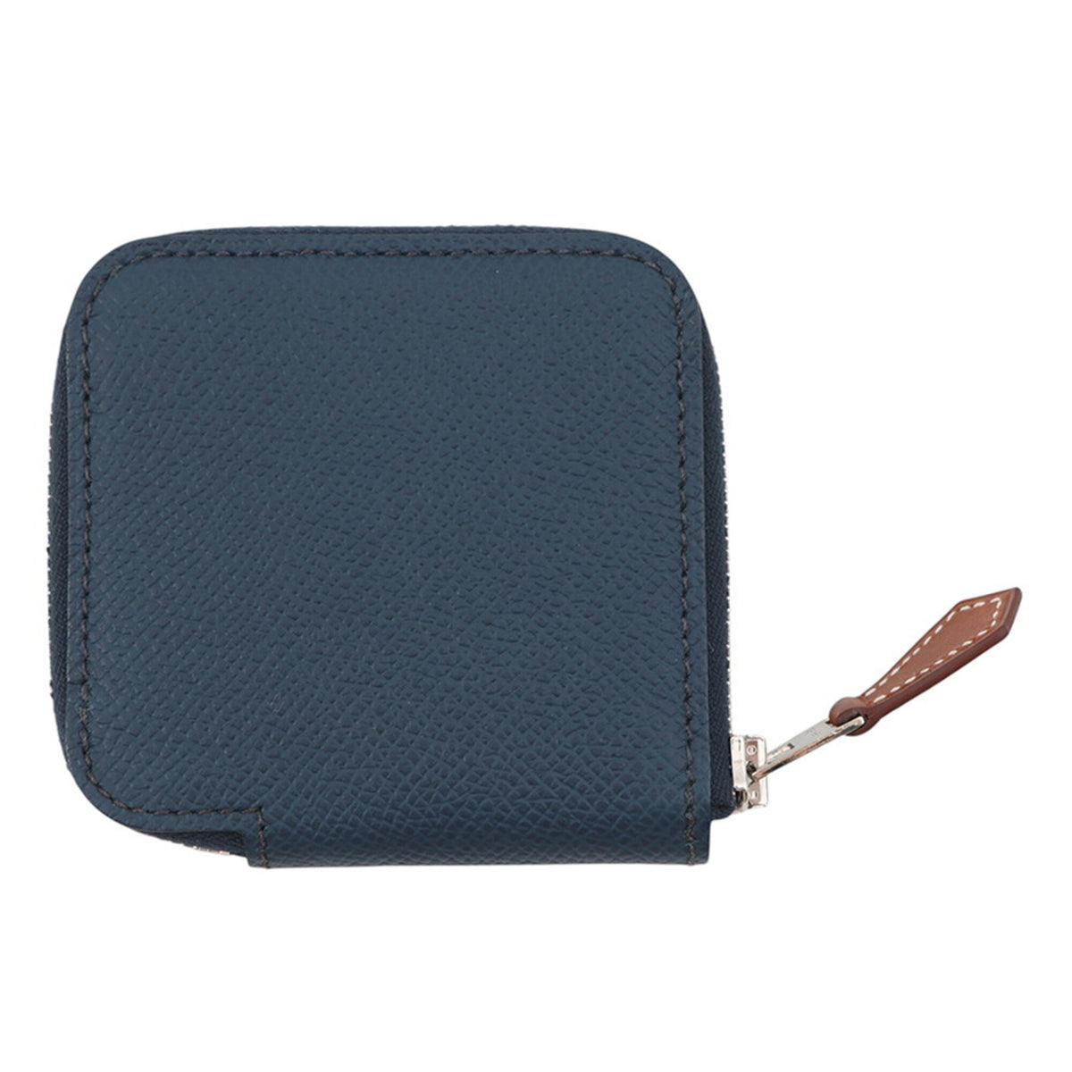 Hermes Blue Epsom Leather Coin Purse/Coin Case (Pre-Owned)