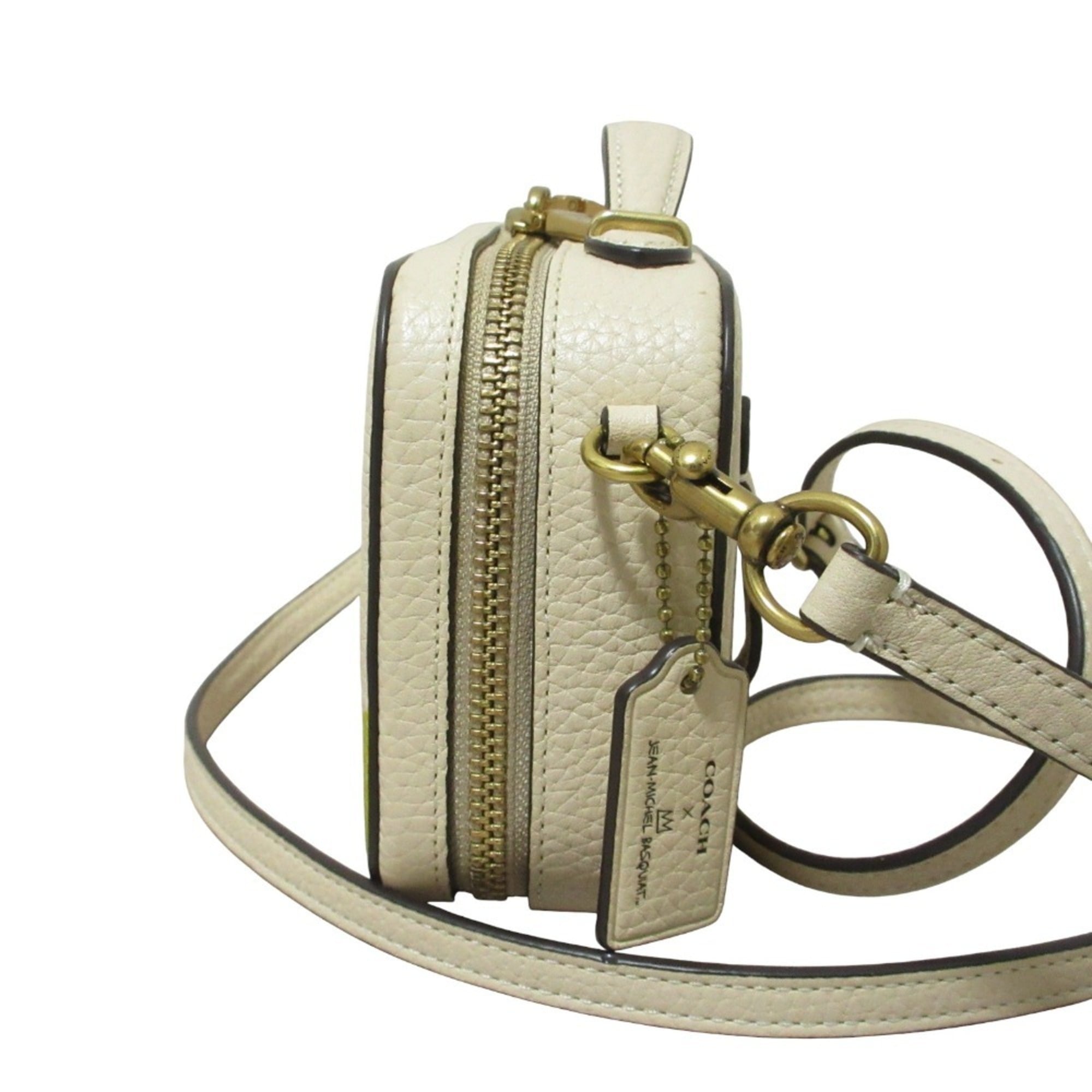 Coach Ivory Ivory Handbag Shoulder Bag (Pre-Owned)