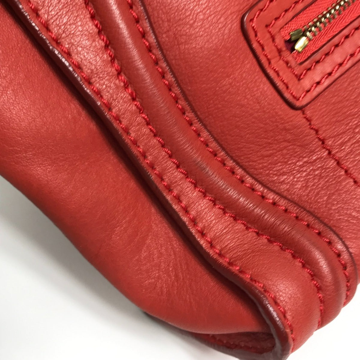Celine Red Leather Handbag (Pre-Owned)