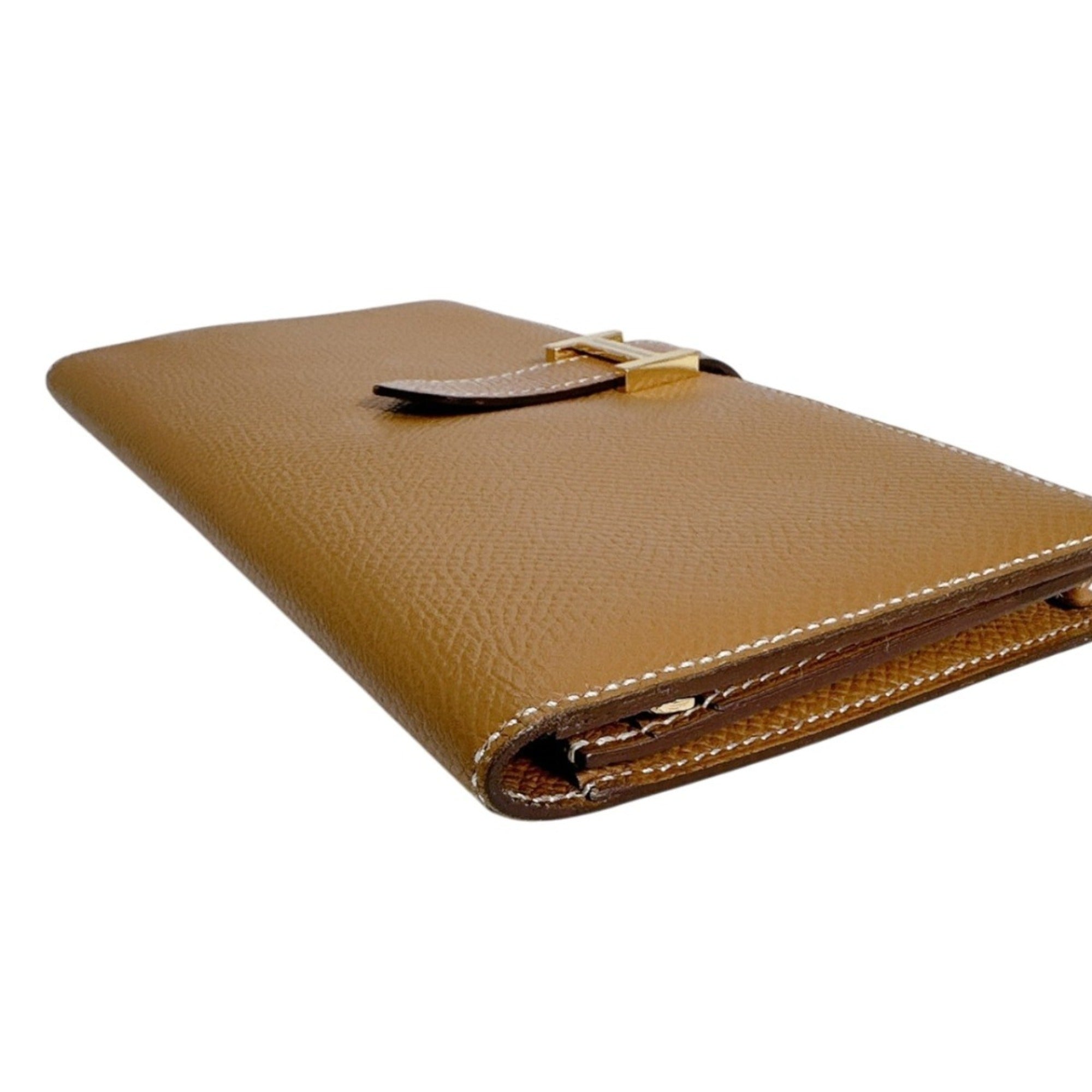 Hermes Brown Epsom Leather Wallet (Bi-Fold) (Pre-Owned)