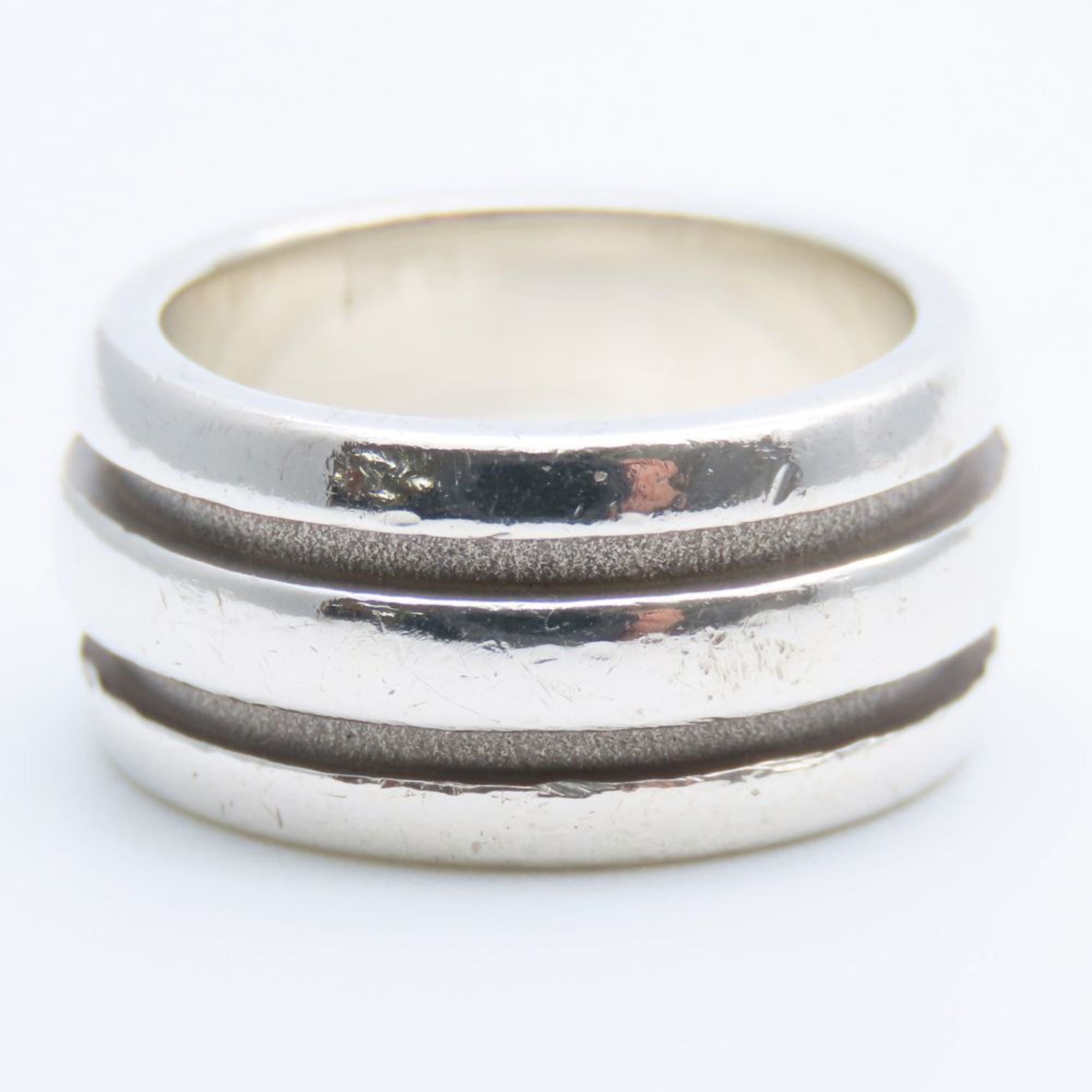 Tiffany Silver Silver 925 Band Ring (Pre-Owned)
