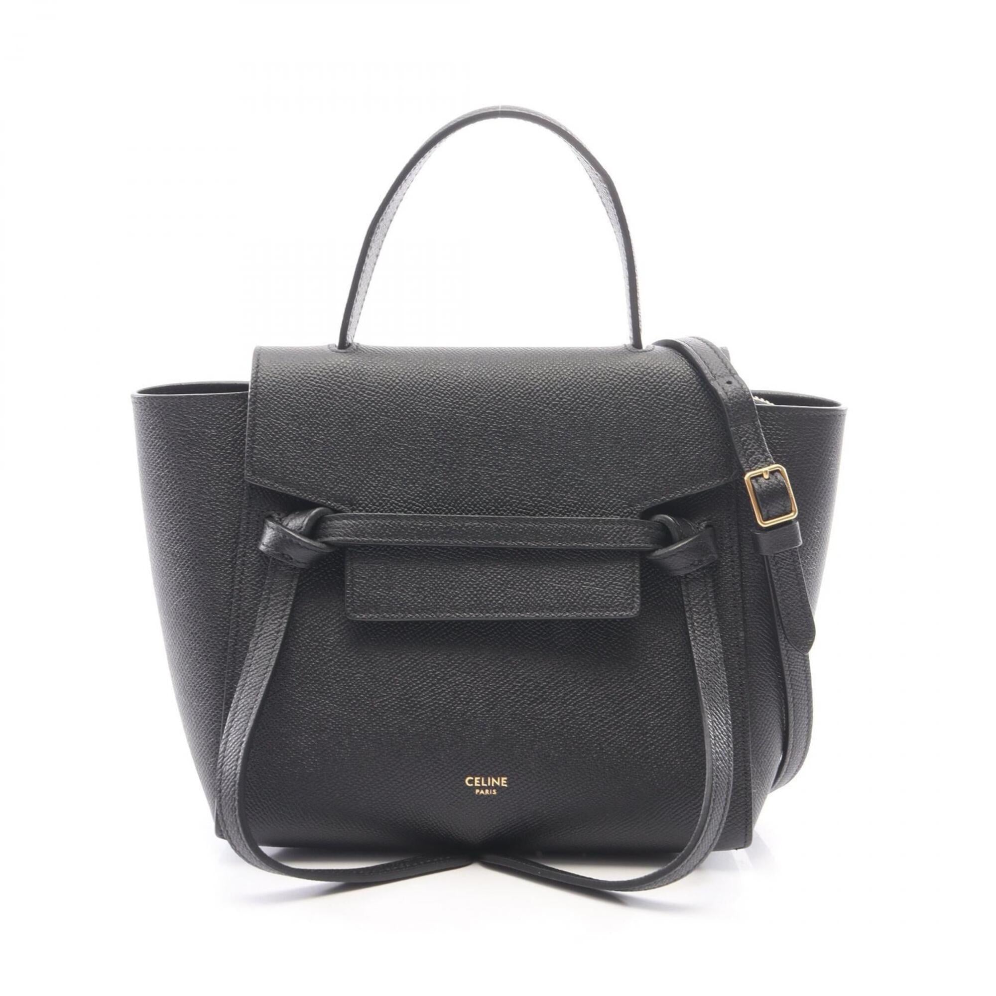 Celine Black Leather Handbag (Pre-Owned)