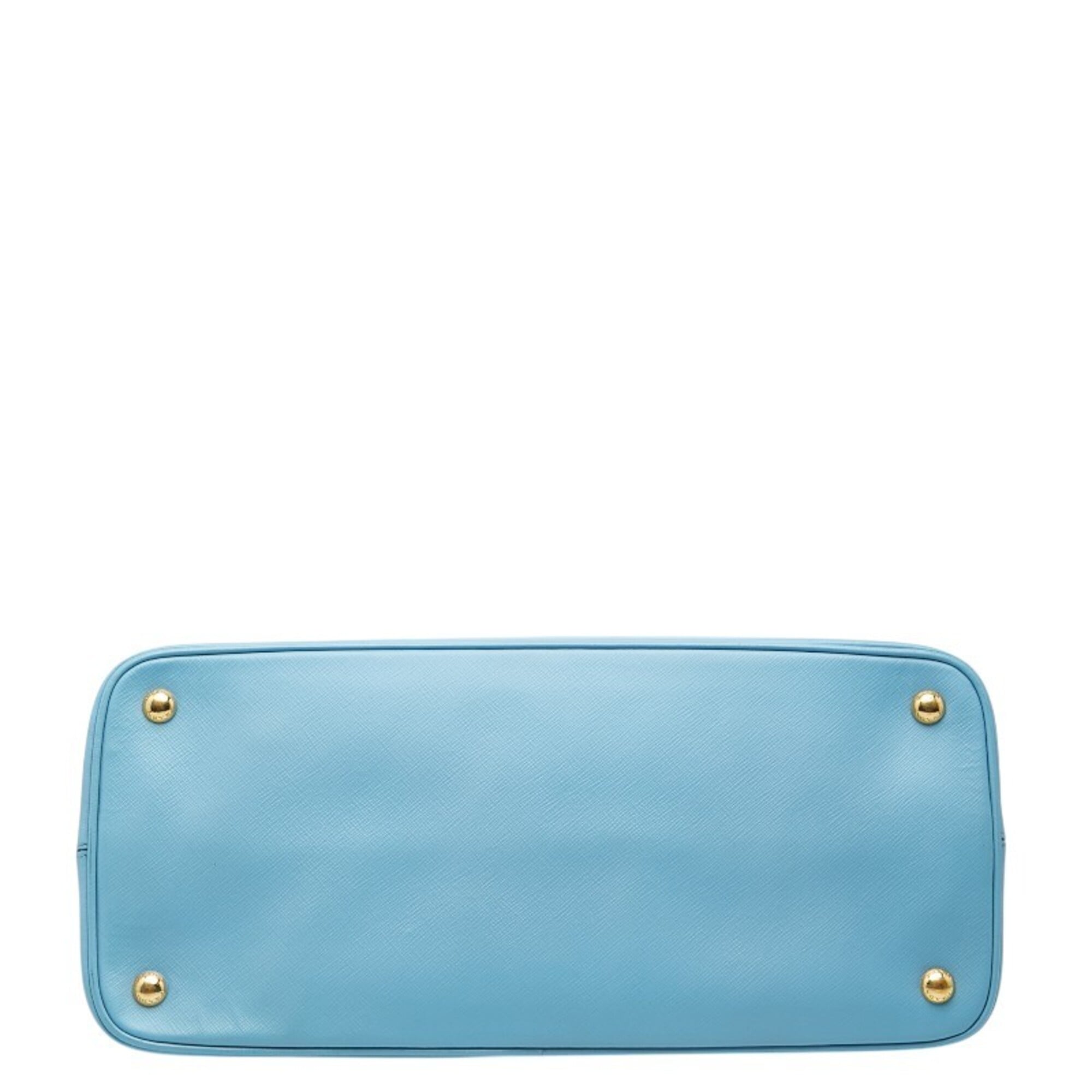 Prada Light Blue Leather Handbag (Pre-Owned)