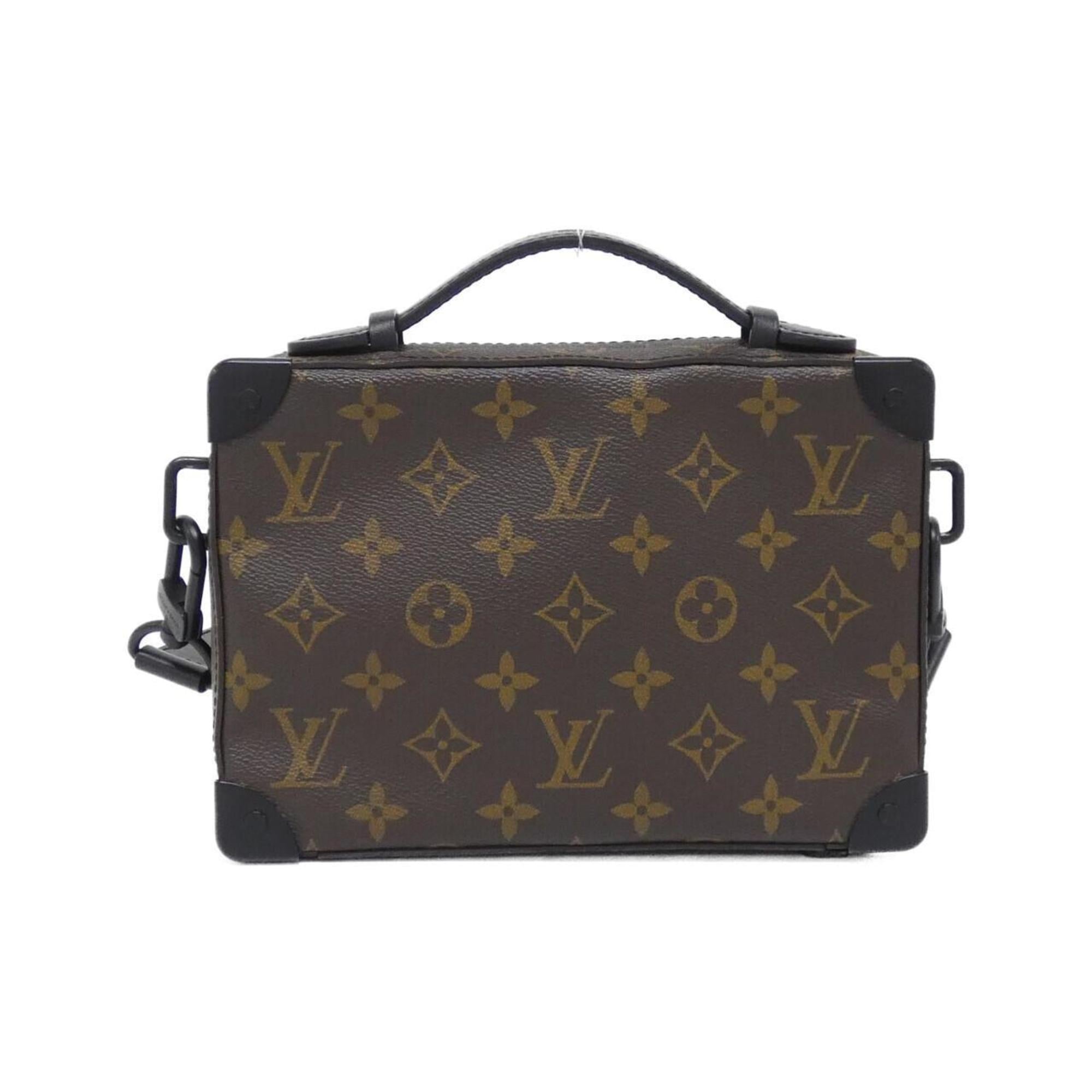 Louis Vuitton Black Marron Coated Canvas Shoulder Bag (Pre-Owned)