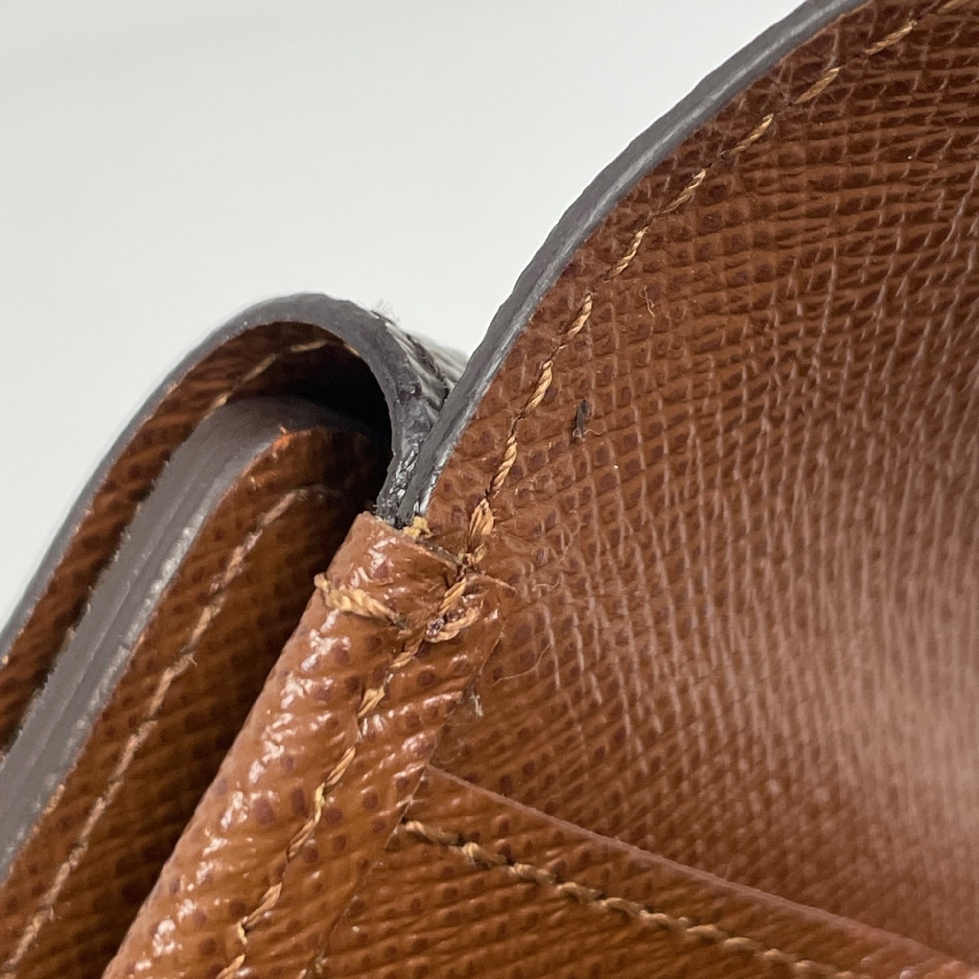 Louis Vuitton Brown Monogram Wallet (Tri-Fold) (Pre-Owned)