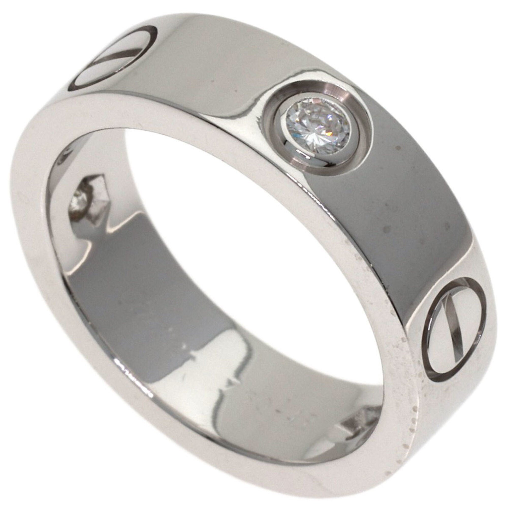Cartier Love White Gold (18K) Band Ring (Pre-Owned)