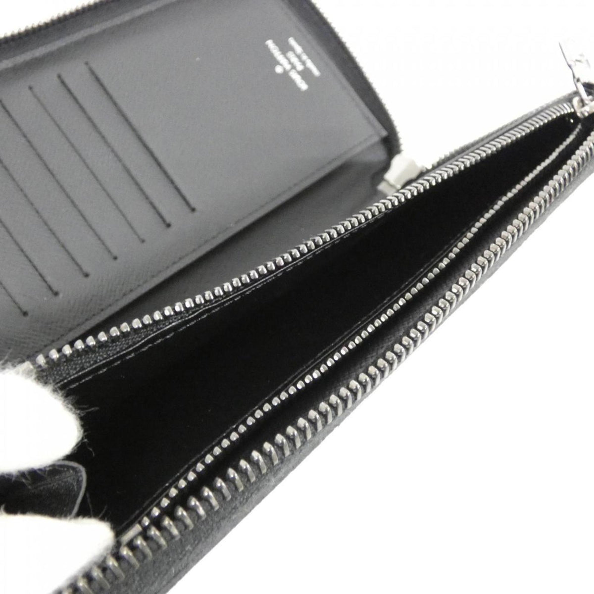 Louis Vuitton Black Coated Canvas Long Wallet (Bi-Fold) (Pre-Owned)