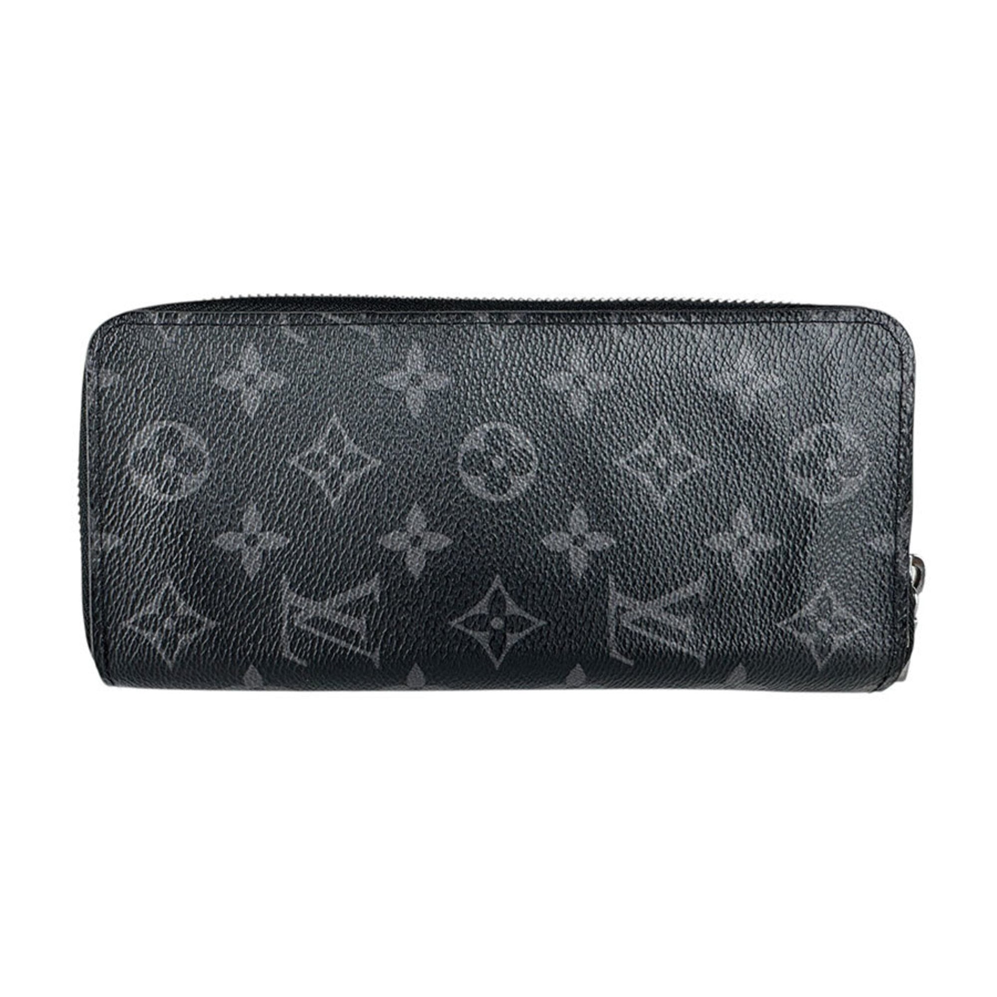 Louis Vuitton Black Monogram Eclipse Monogram Eclipse Long Wallet (Bi-Fold) (Pre-Owned)