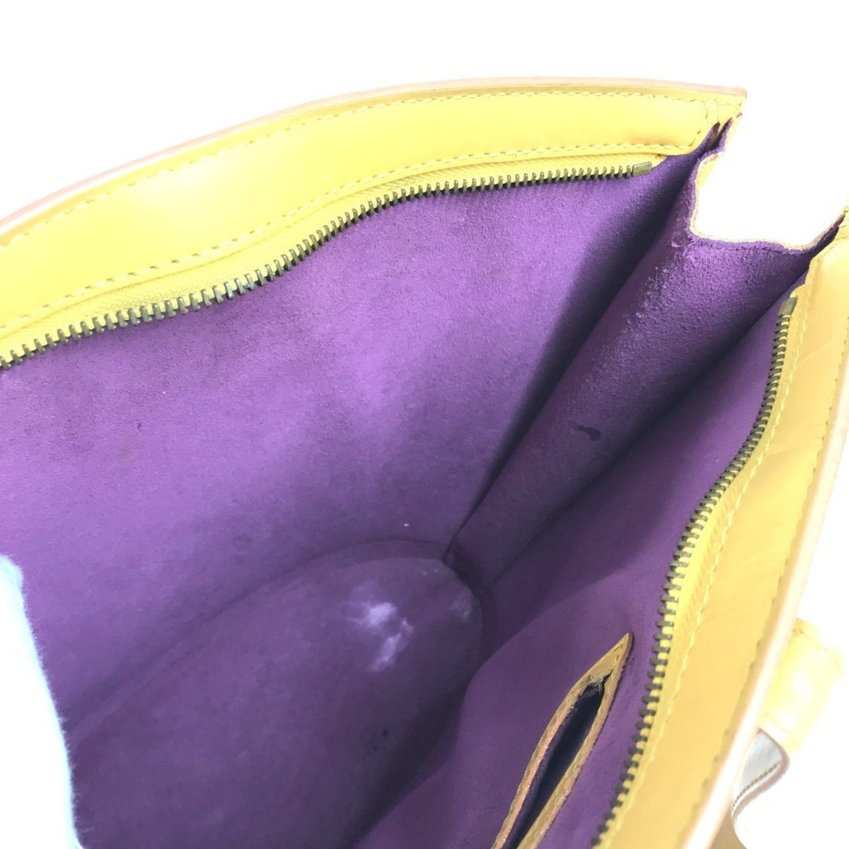 Louis Vuitton Yellow Epi Leather Handbag Tote Bag (Pre-Owned)
