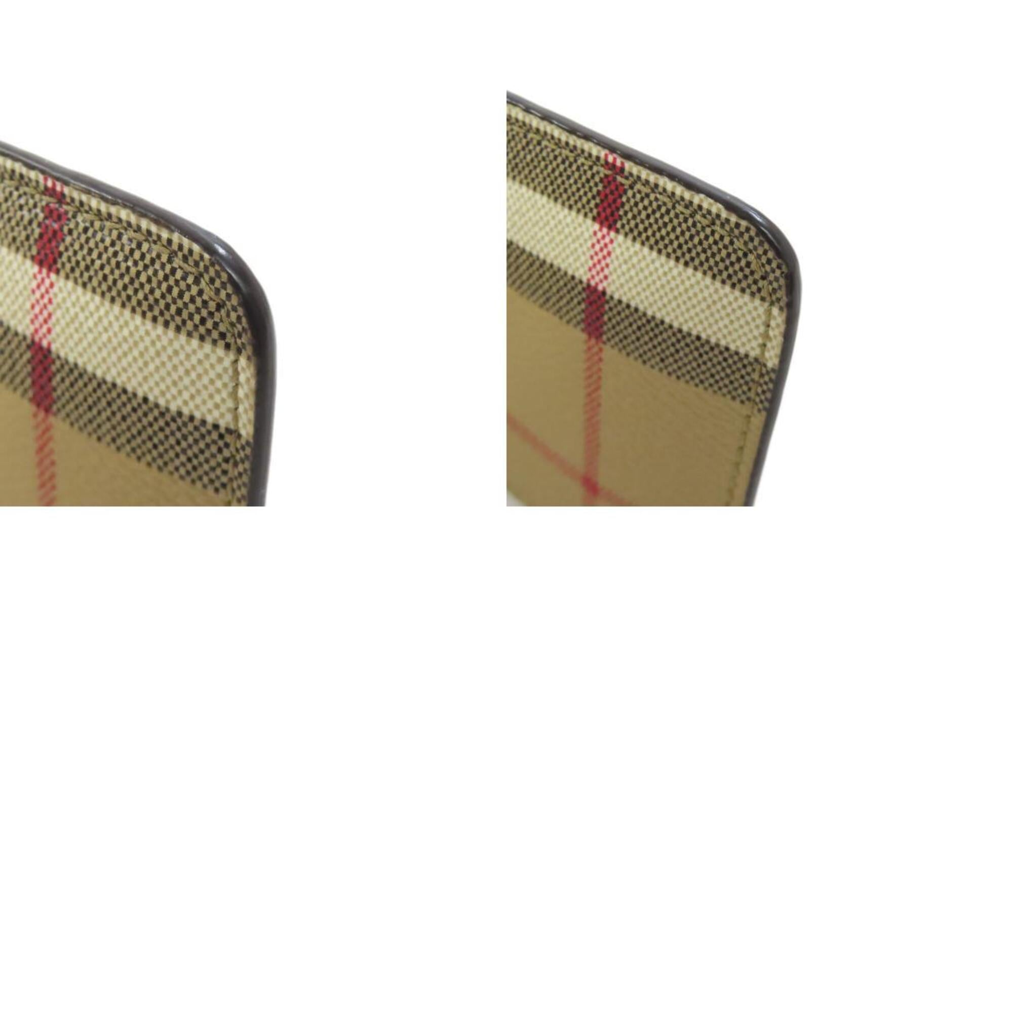 Burberry Beige Leather Coin Purse/Coin Case (Pre-Owned)
