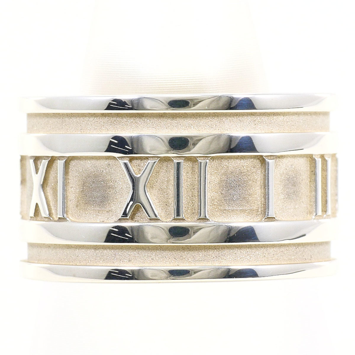 Tiffany Atlas Silver 925 Band Ring (Pre-Owned)
