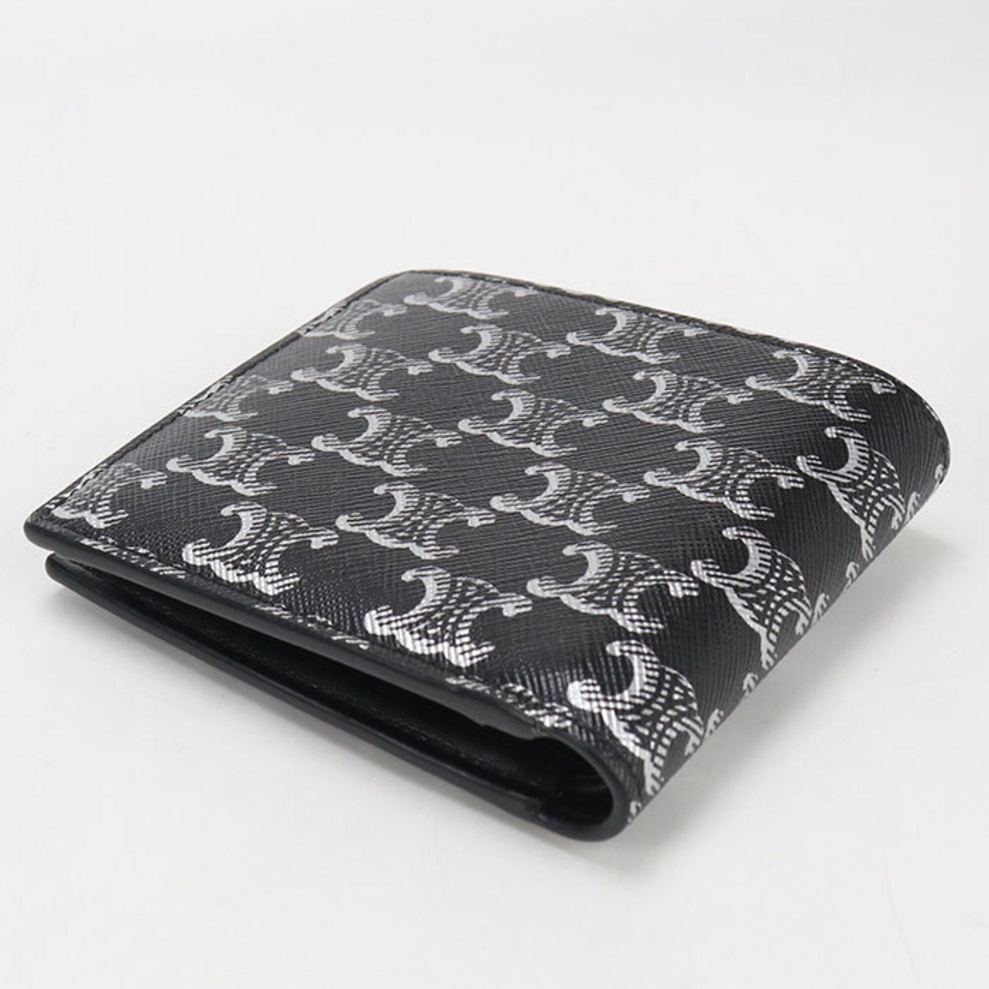 Celine Black Pvc Wallet (Bi-Fold) (Pre-Owned)