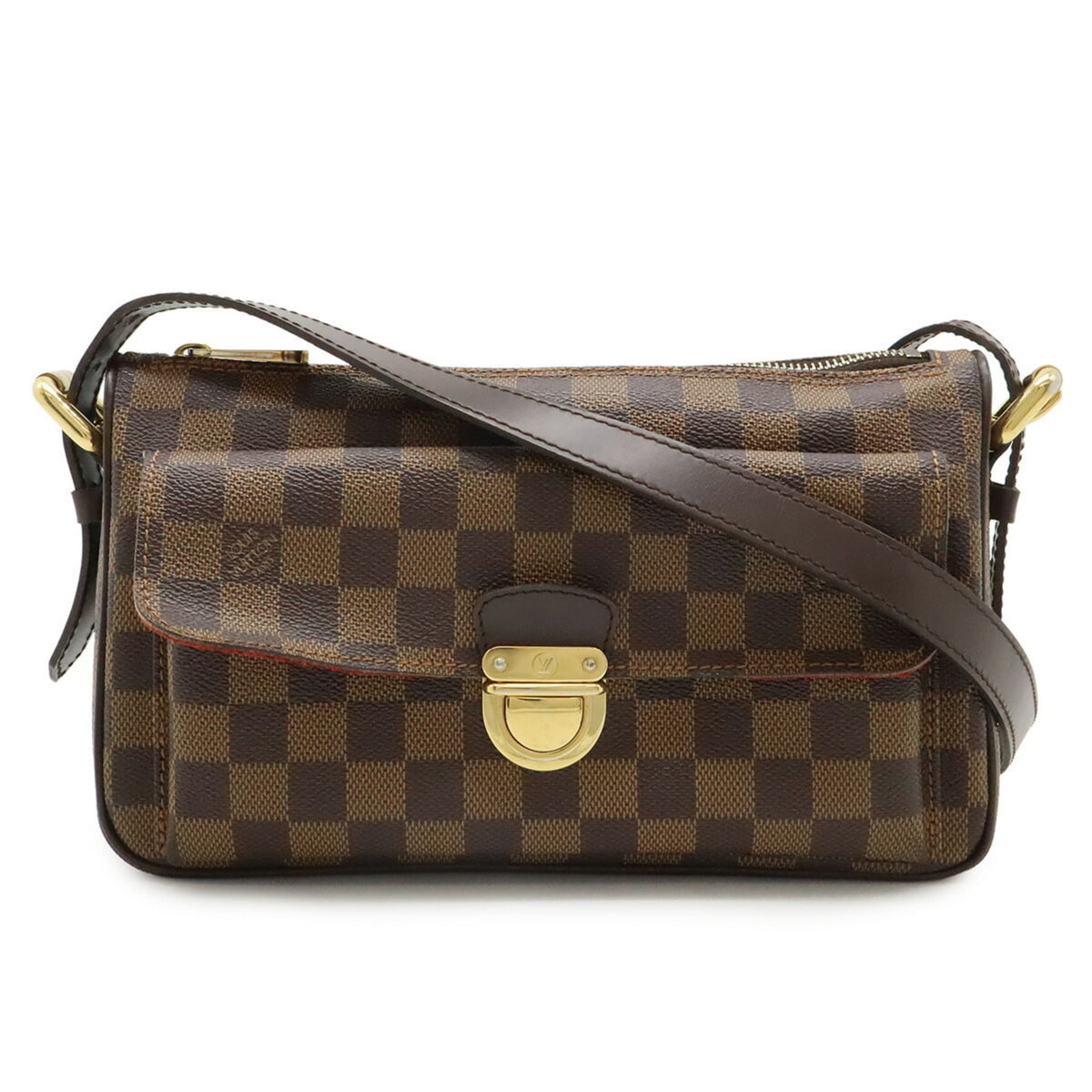 Louis Vuitton Brown Pvc Shoulder Bag (Pre-Owned)