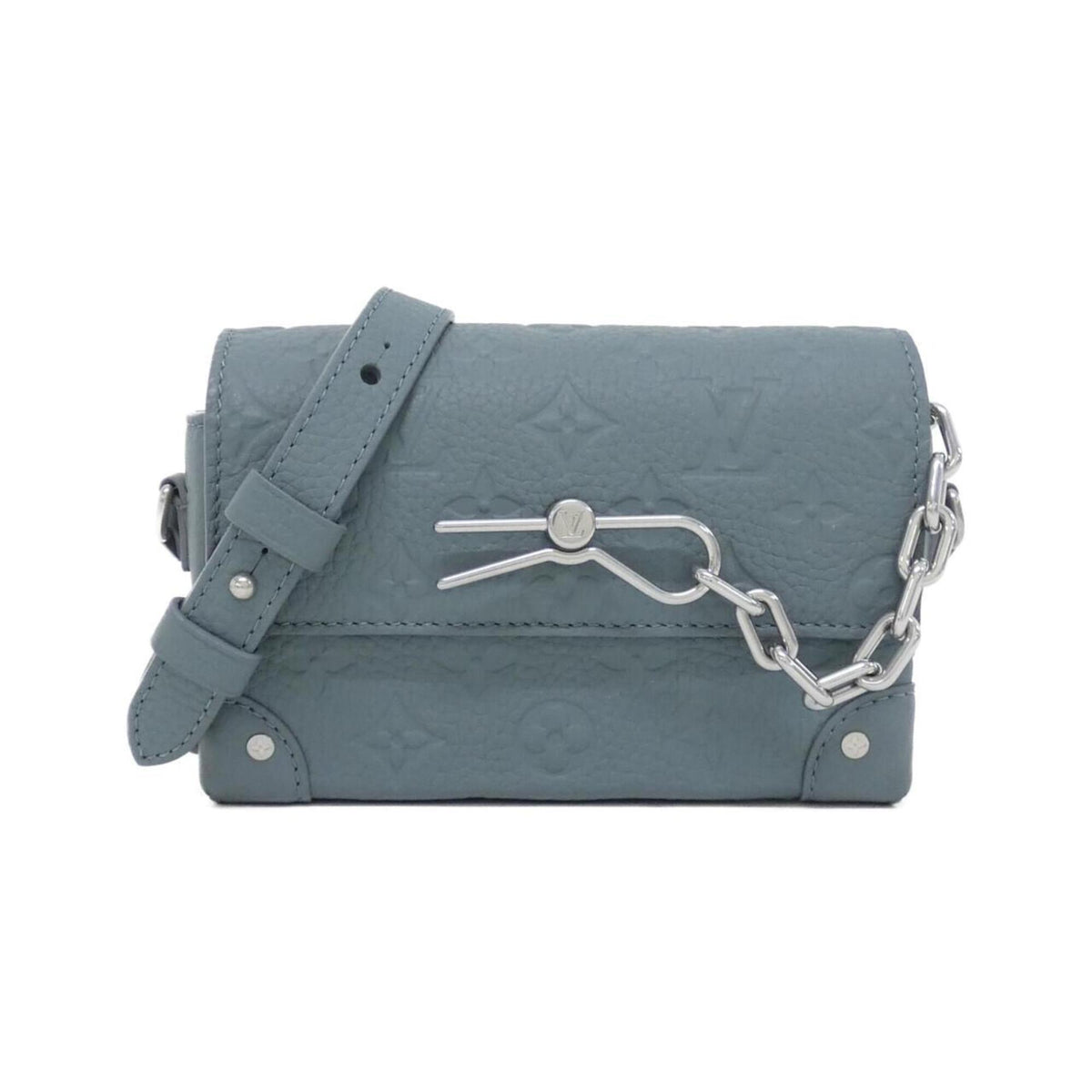 Louis Vuitton Green Leather Shoulder Bag (Pre-Owned)