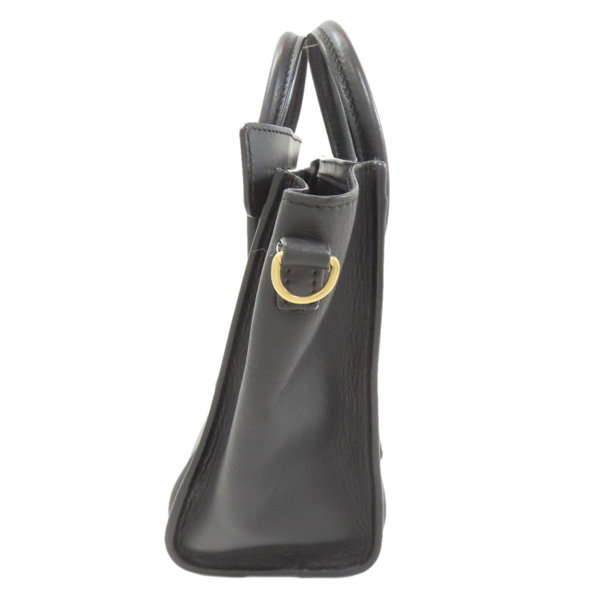 Celine Black Leather Handbag (Pre-Owned)
